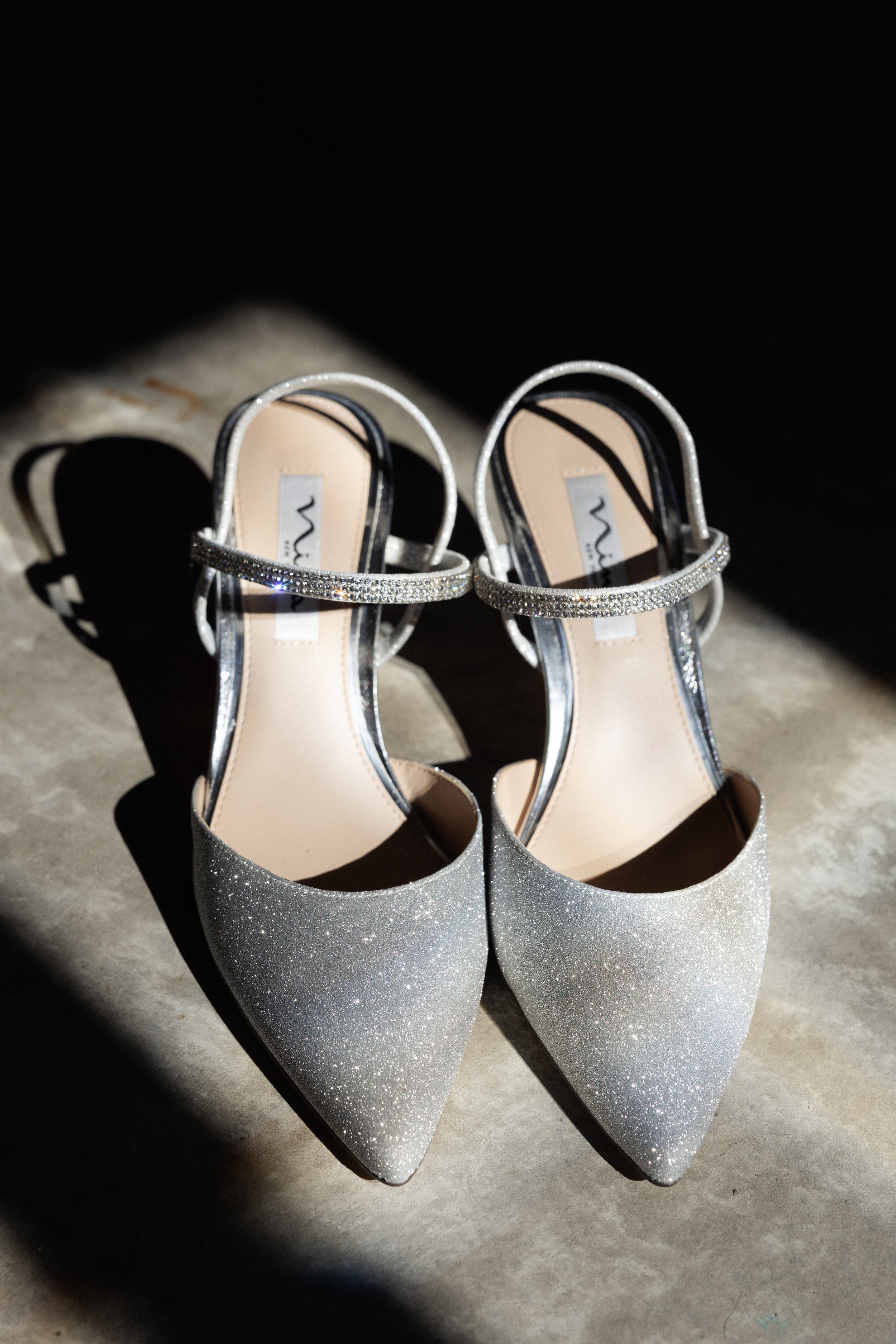 wedding shoes at Knotting Hills in Pevely Missouri