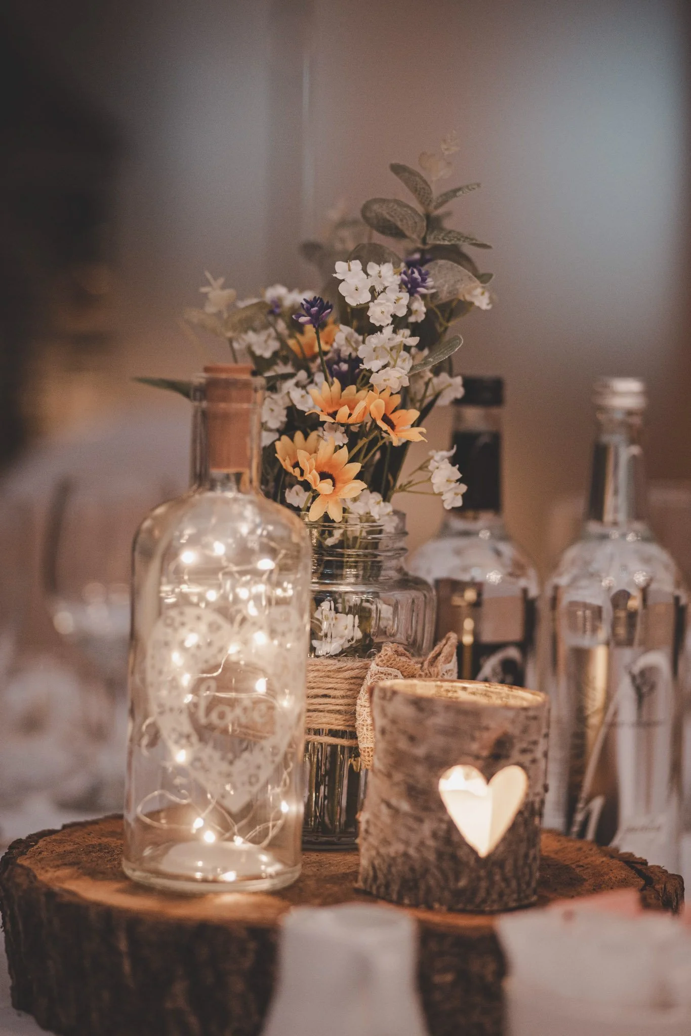 Details of the wedding table