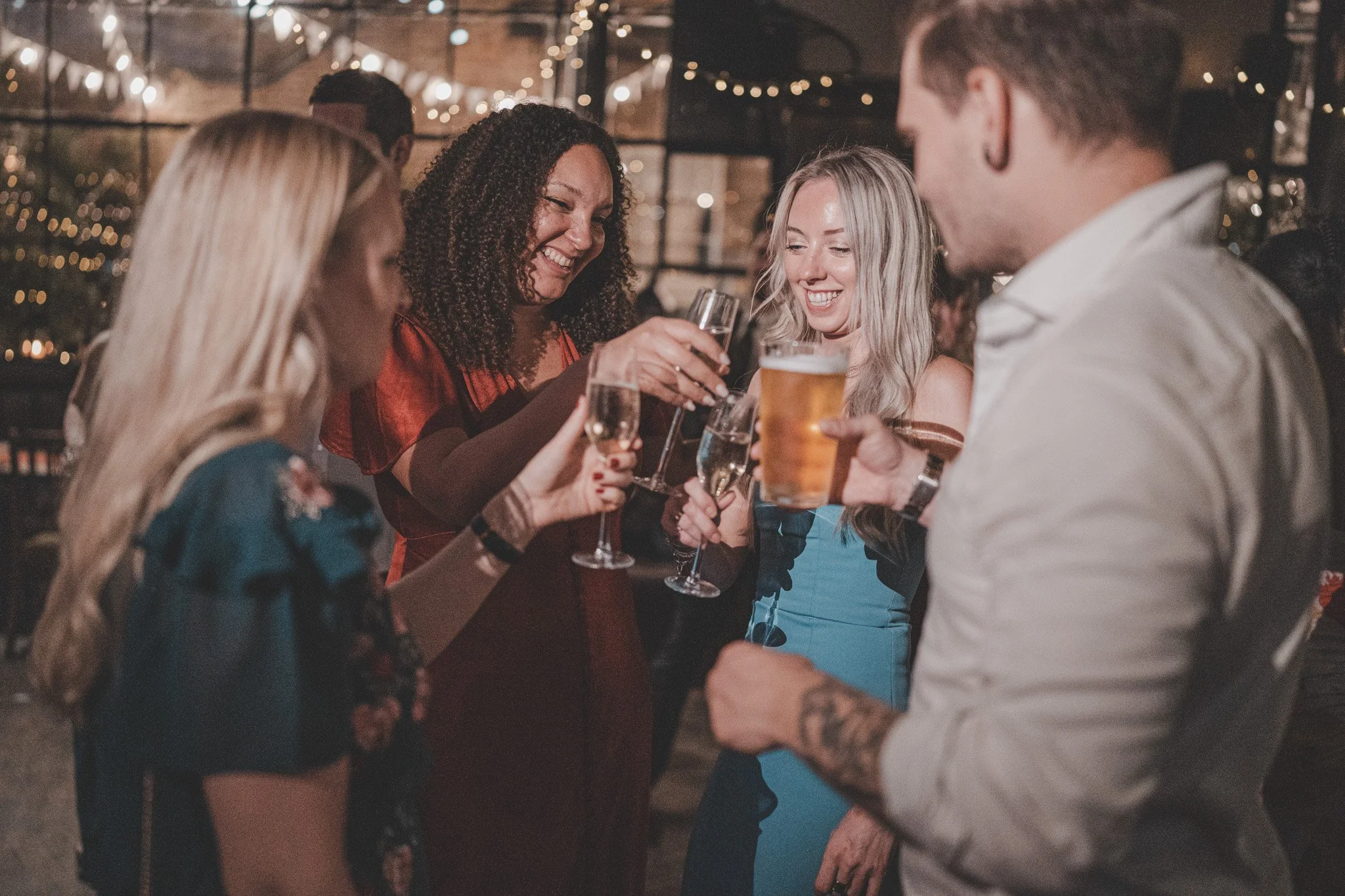 Guests having a drink and fun on the dancefloor at the Depot, London
