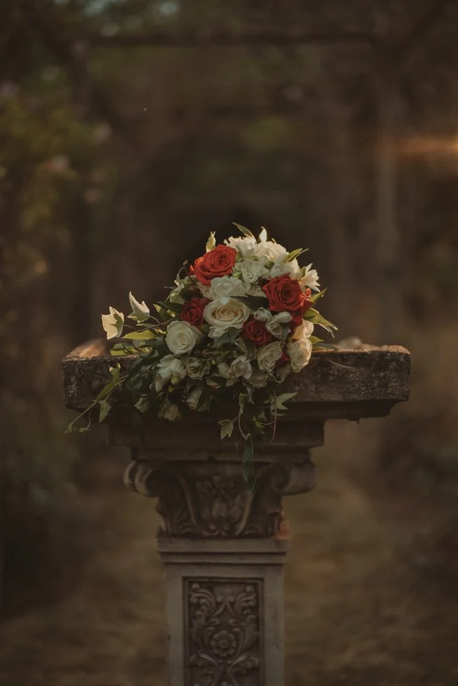 Wedding flowers photographed in Drayton, Oxfordshire