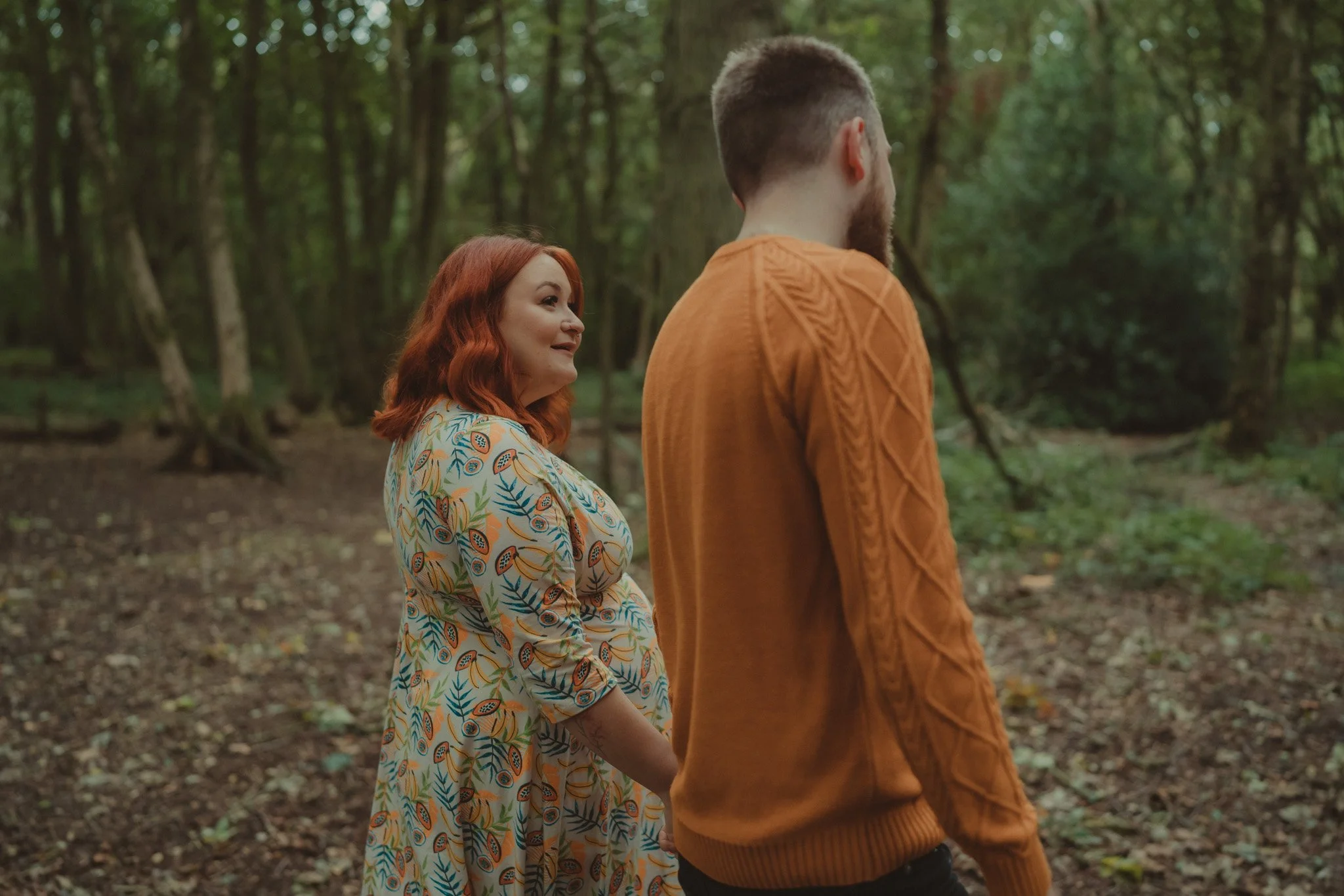 Save the date photo session in Derbyshire