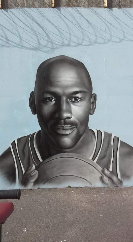 black and white portrait