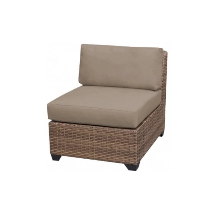 Laguna Wheat Armless Outdoor Chair