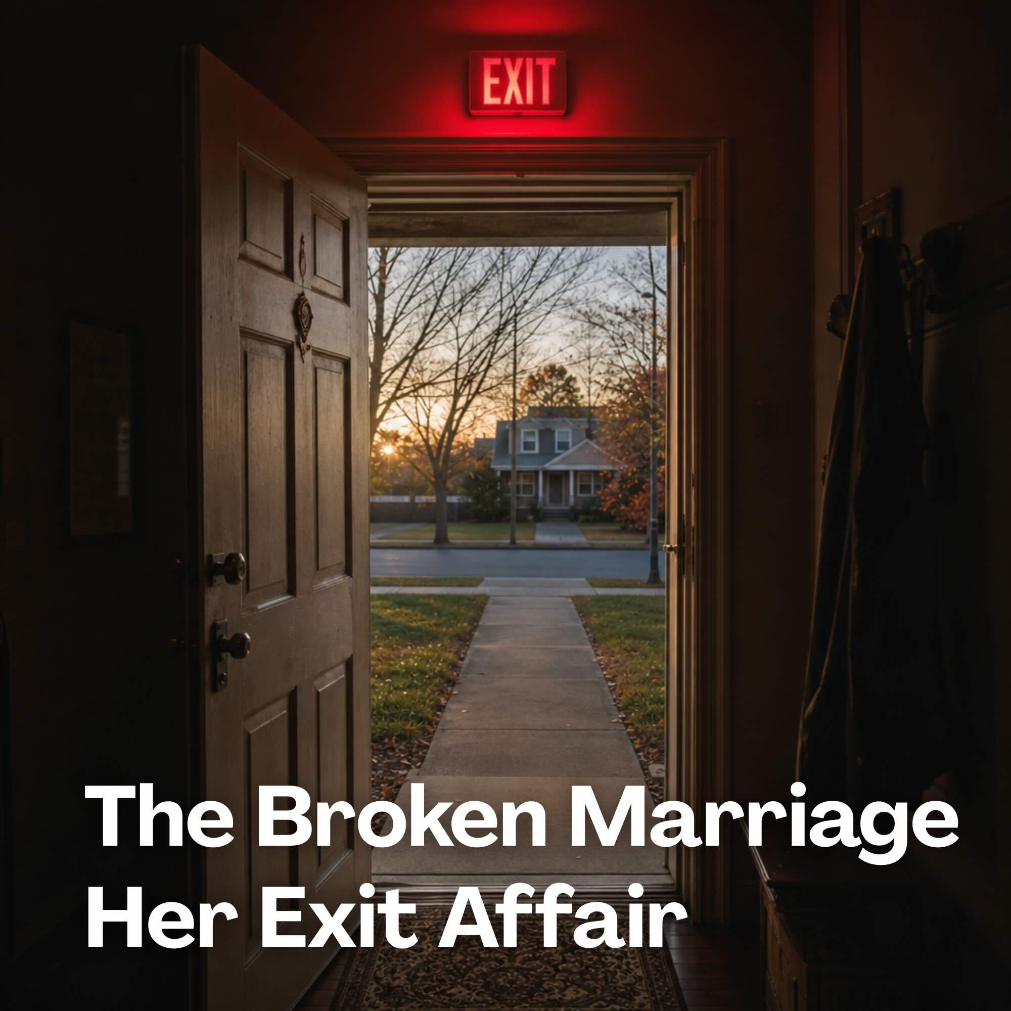 The Broken Marriage, Her Exit Affair
