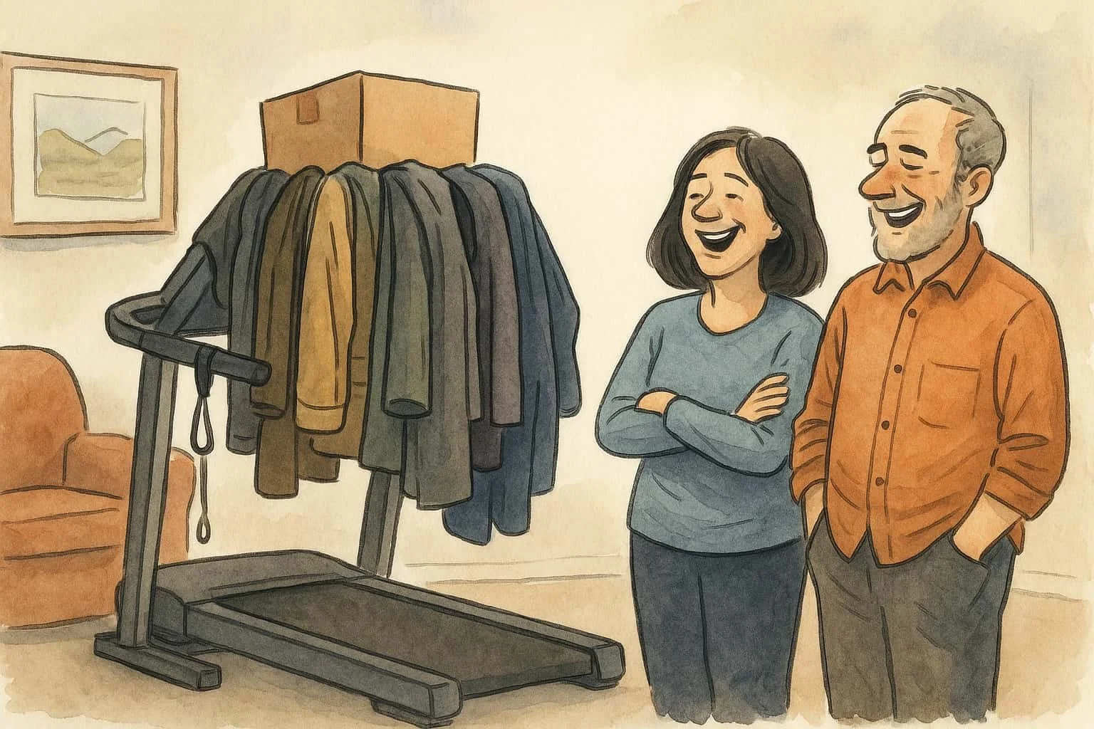 Treadmill Revisited: Jealousy Becomes Furniture