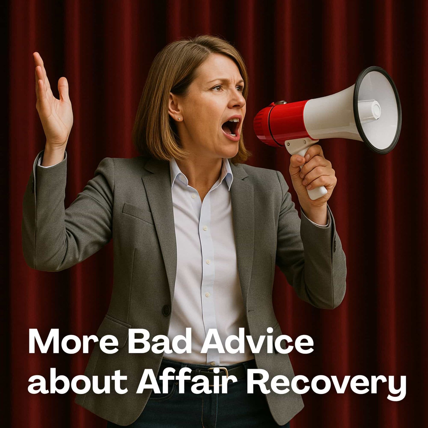 More Bad Advice about Affair Recovery
