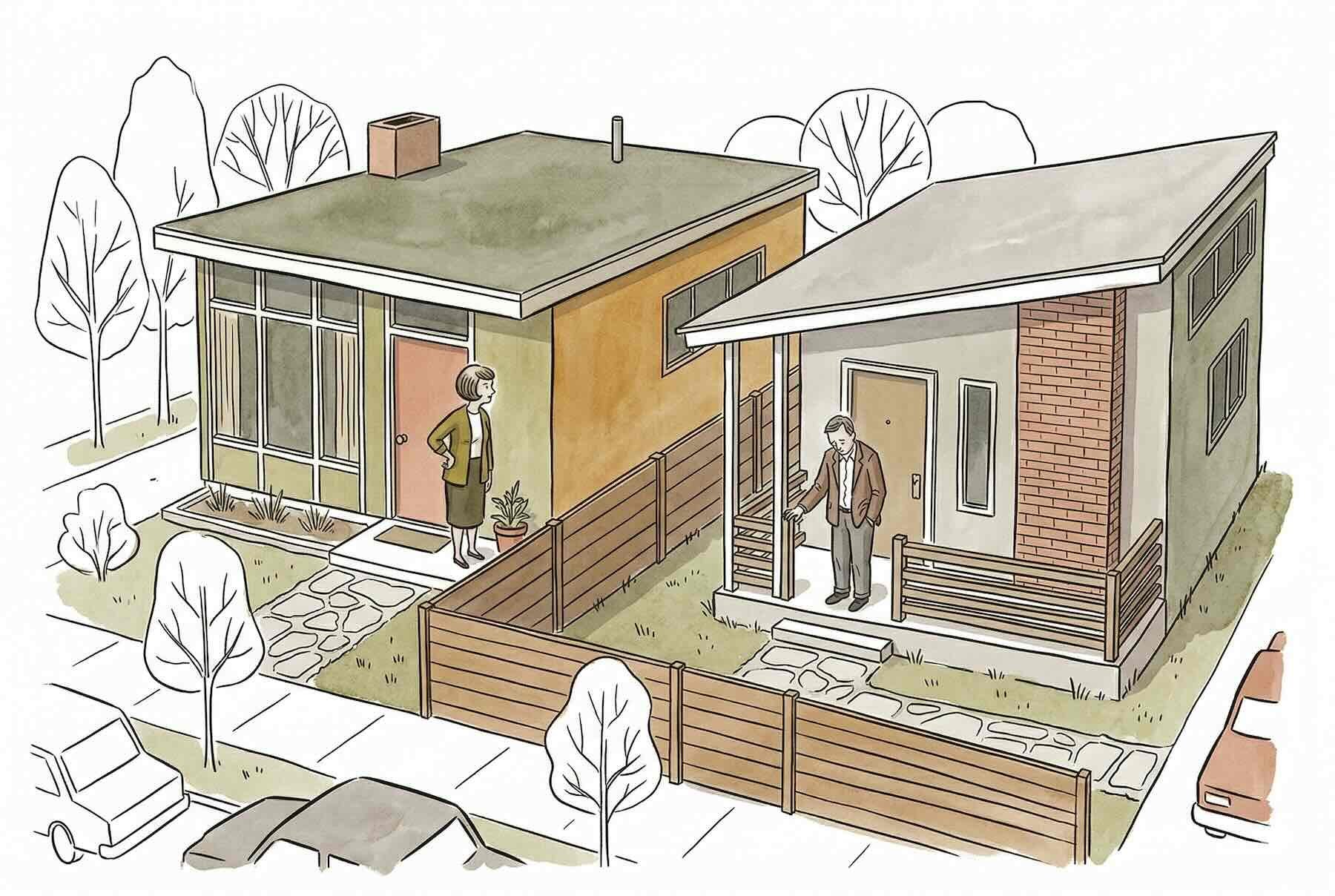 The Man Across the Fence