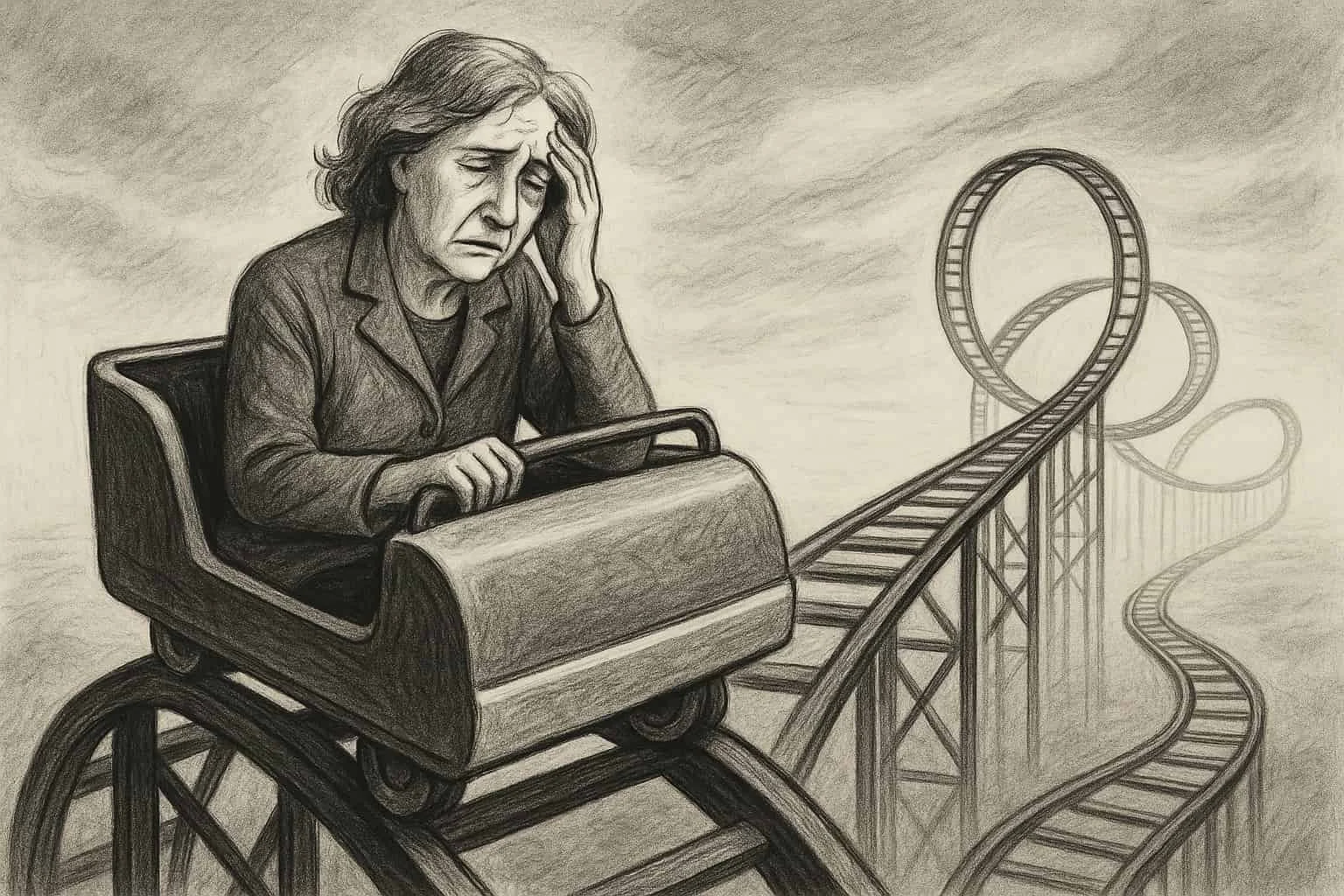 Trapped On a Roller Coaster