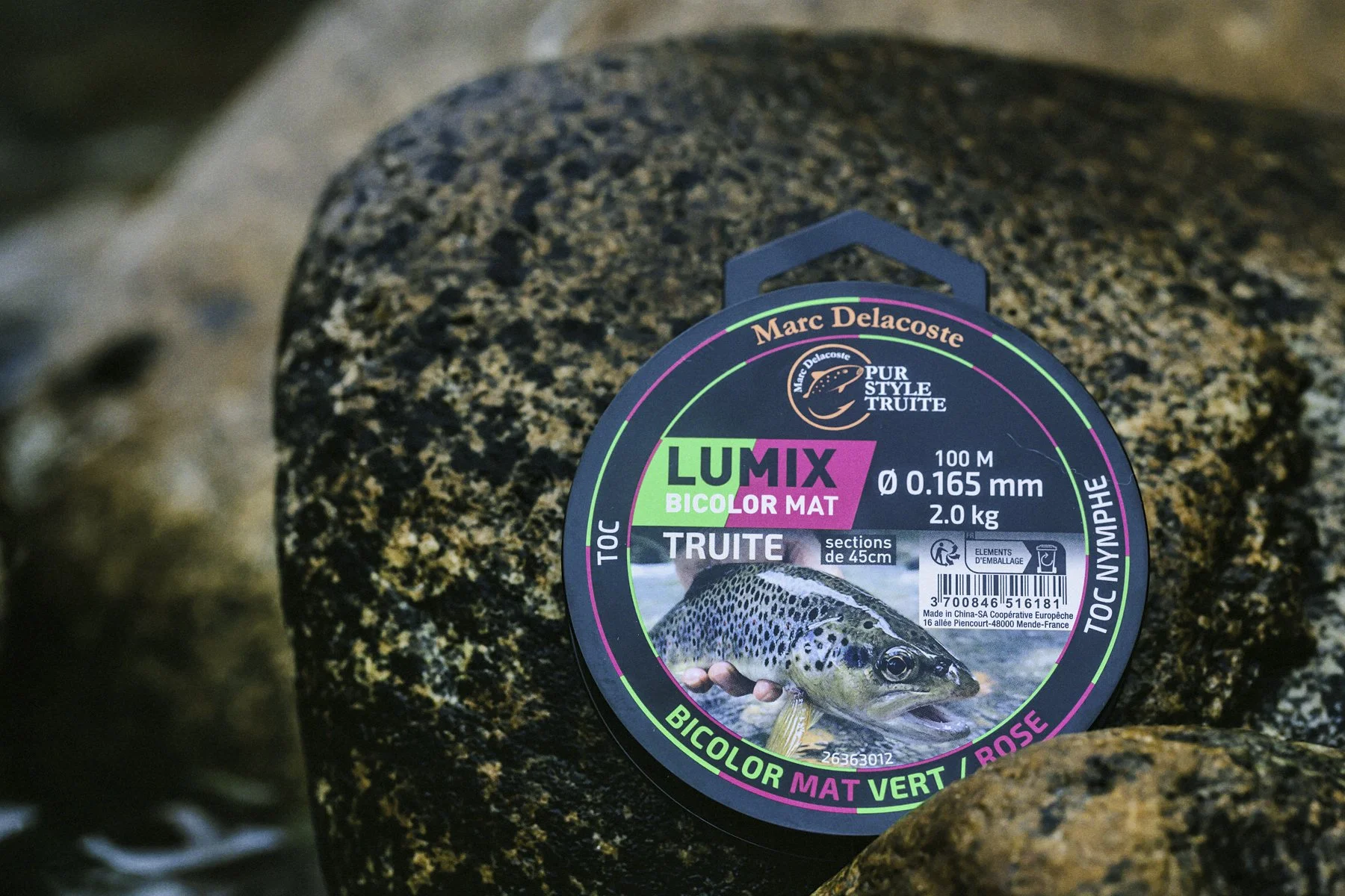 LUMIX BICOLOR MAT VERT/ROSE 100m