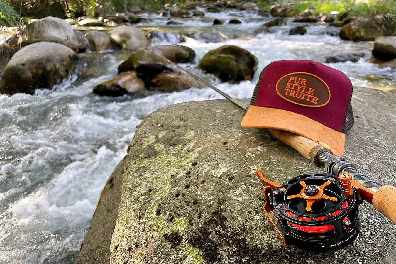 Casquette Pure Style Truite By Marc Delacoste
