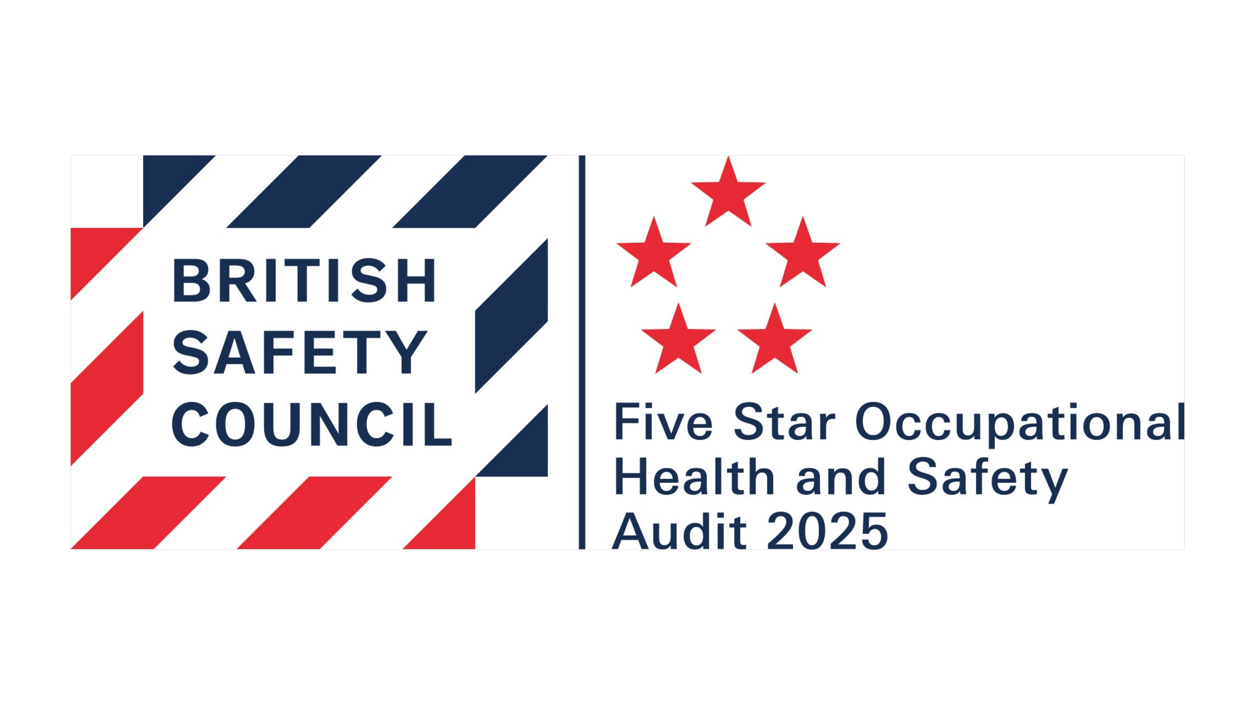 British Safety Council logo – Five Star Occupational Health and Safety Audit 2025