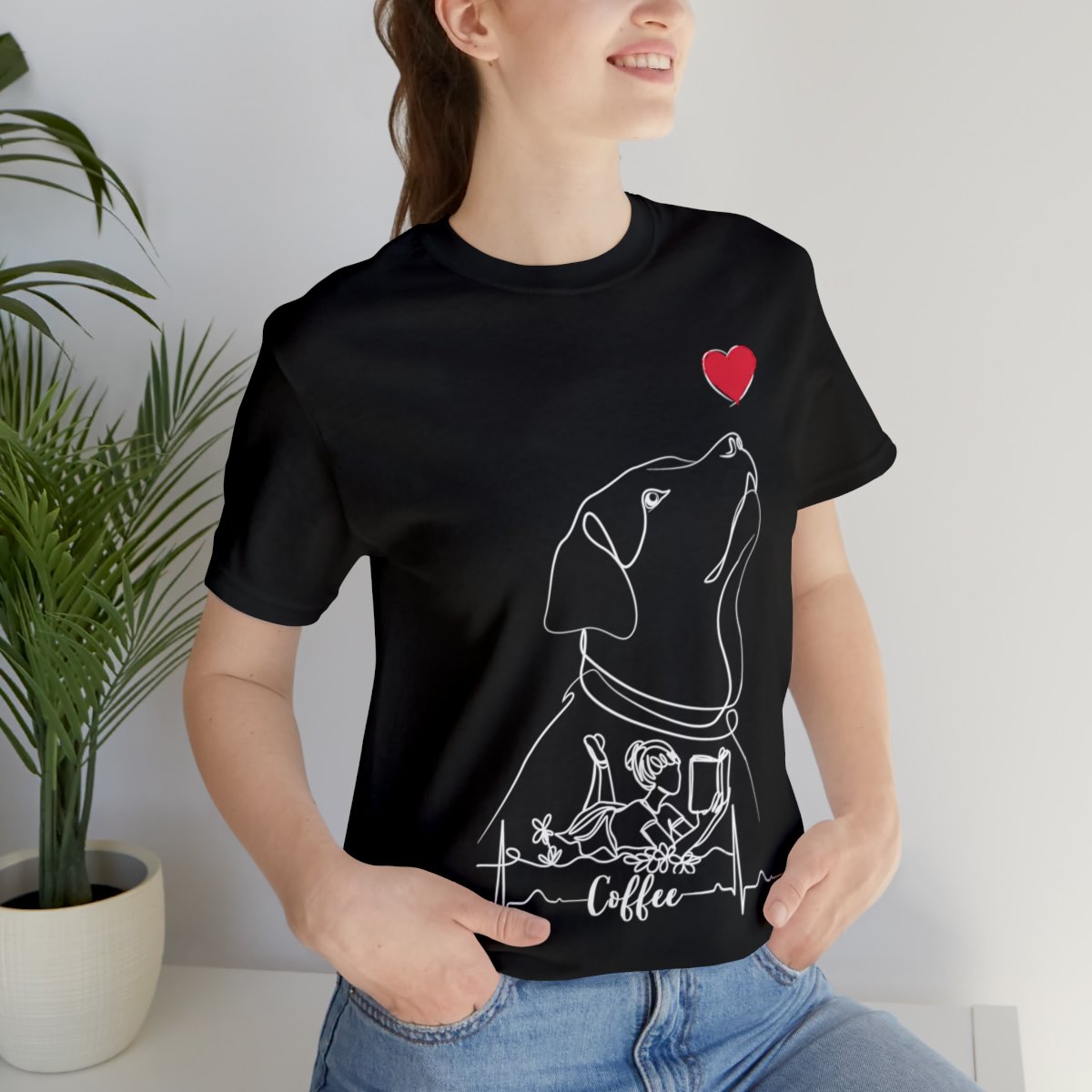 Just A Girl Who Loves Dogs, Books And Coffee Shirts