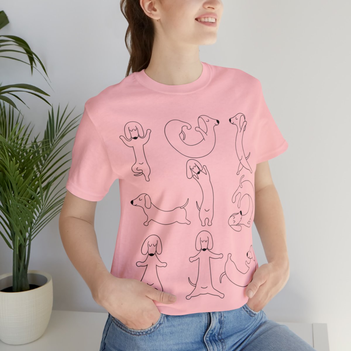 Weiner Dog Yoga Shirts