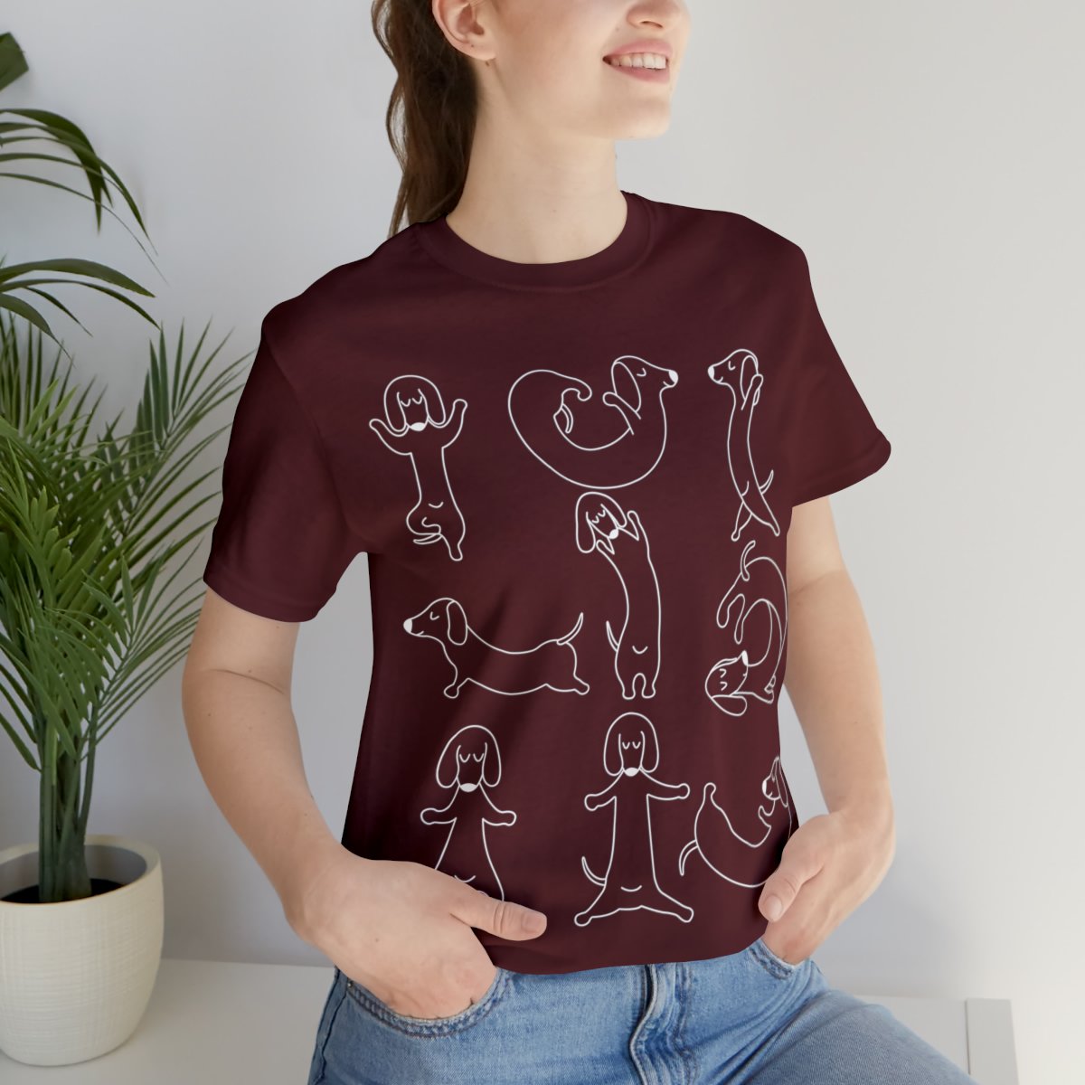 Weiner Dog Yoga Shirts