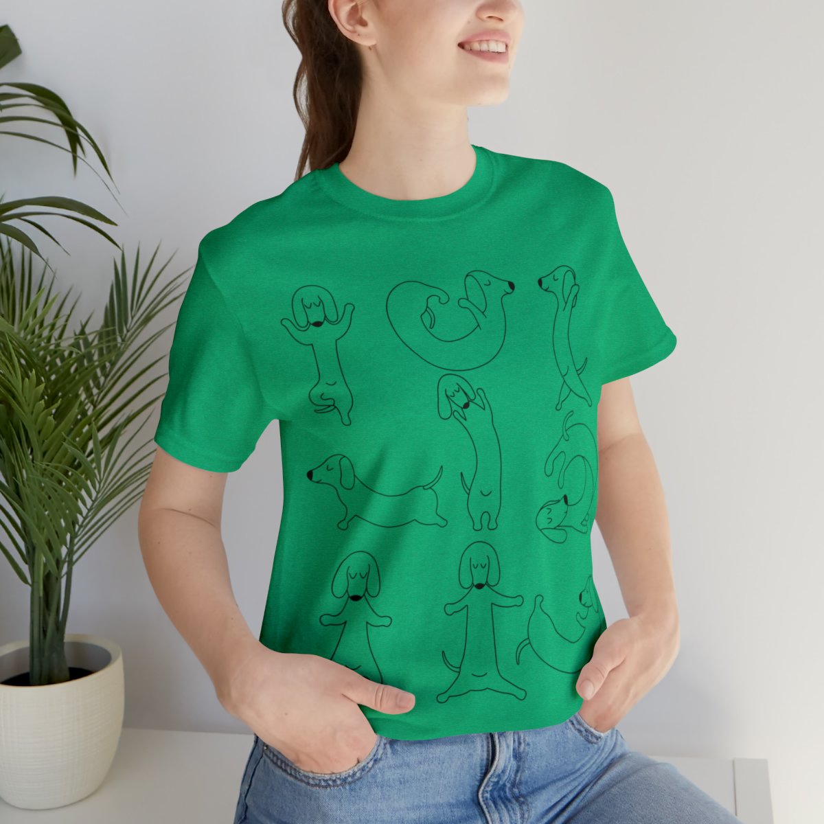 Weiner Dog Yoga Shirts