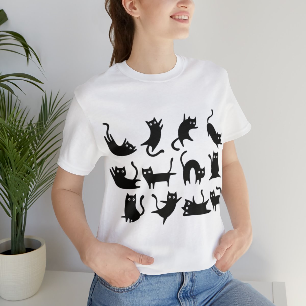 Cat Yoga Poses T-shirts
