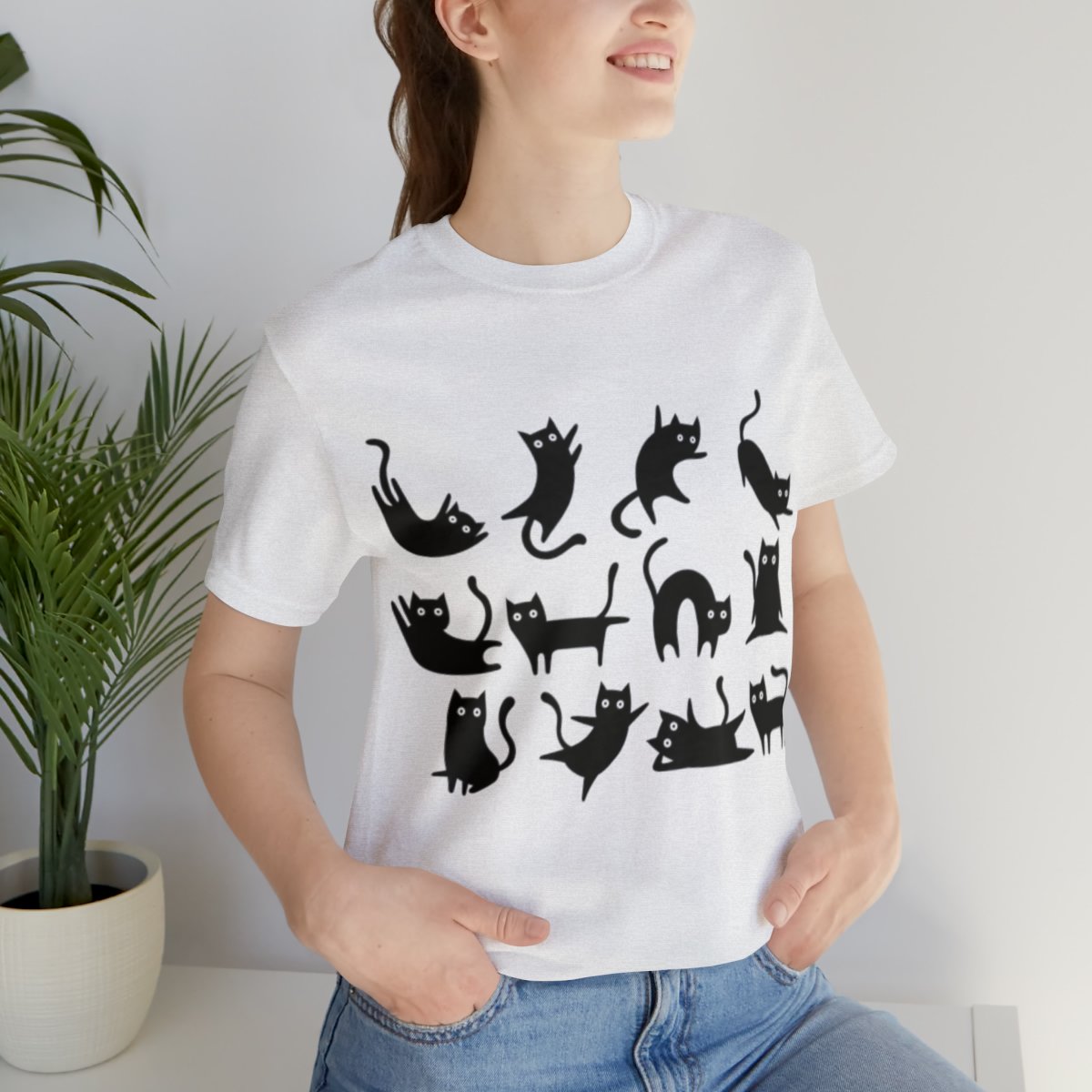 Cat Yoga Poses T-shirts