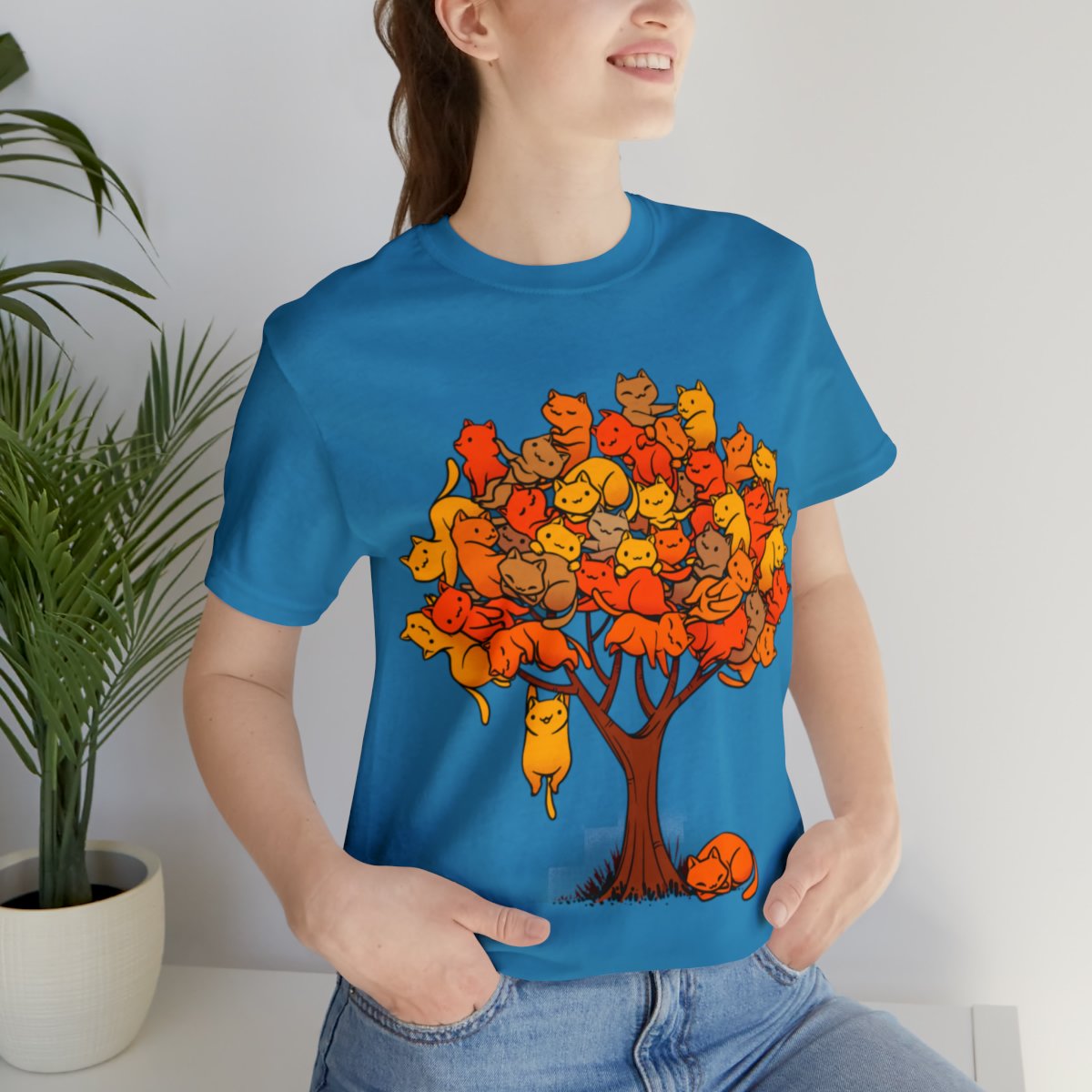 Tree of Cats Orange Cat Shirts