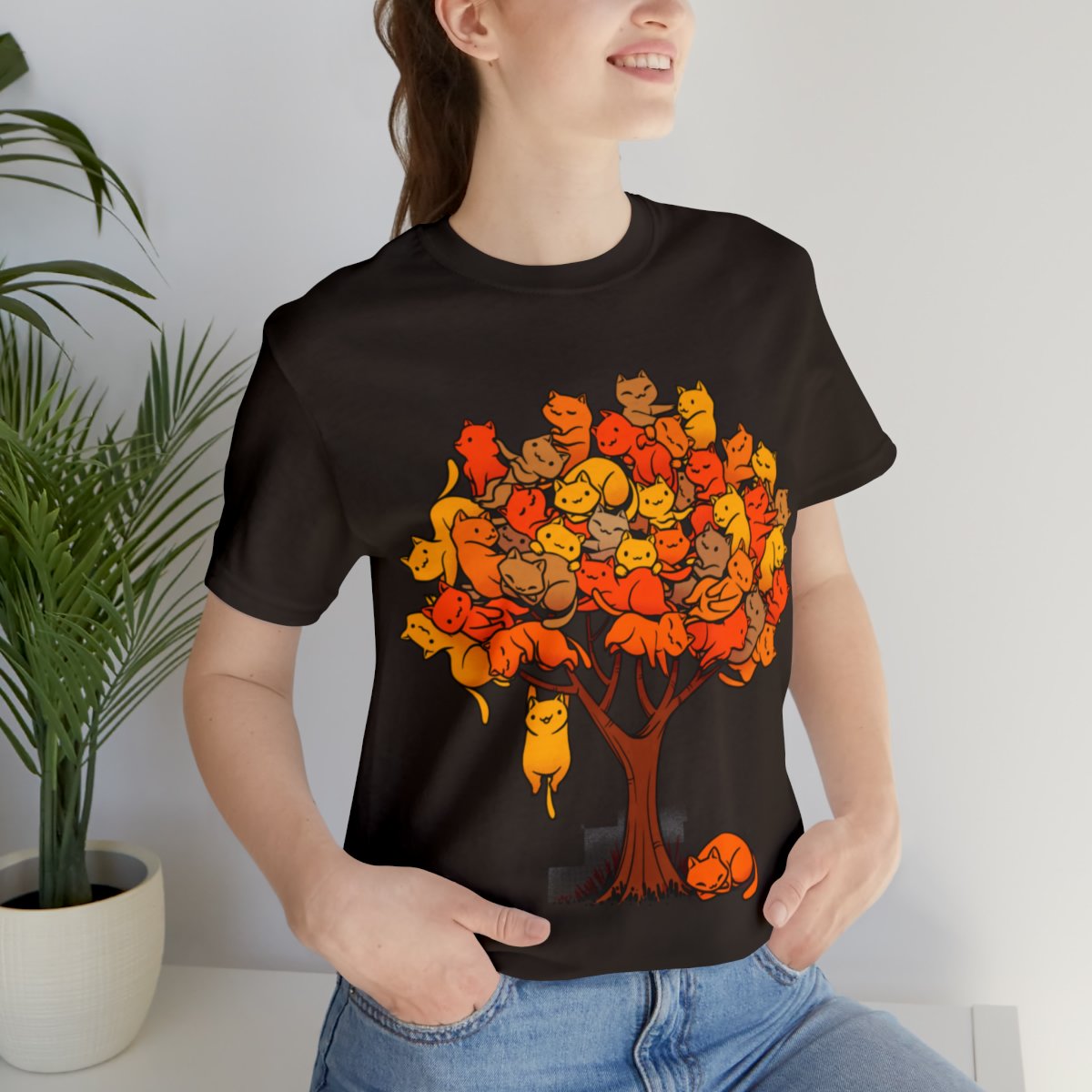 Tree of Cats Orange Cat Shirts