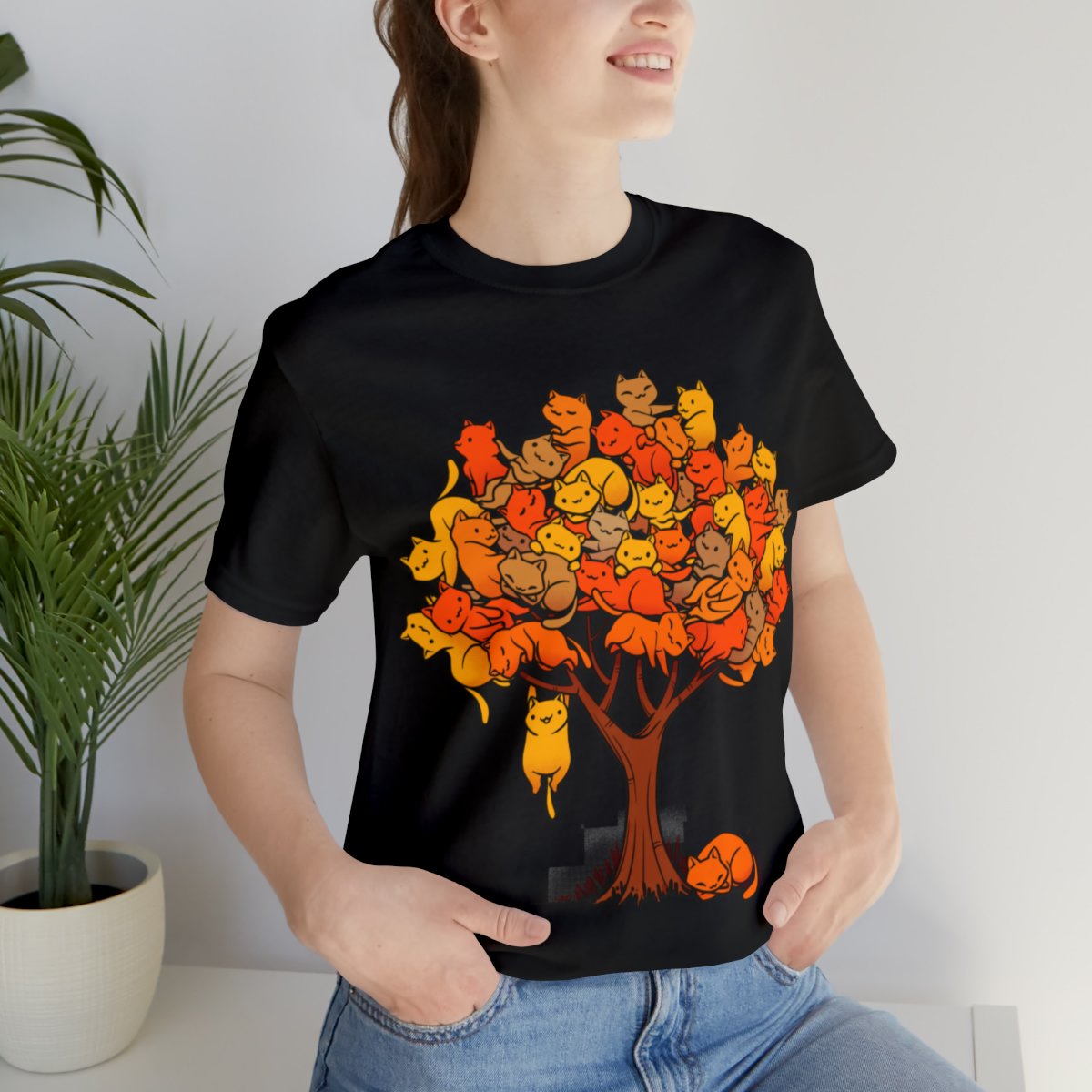 Tree of Cats Orange Cat Shirts