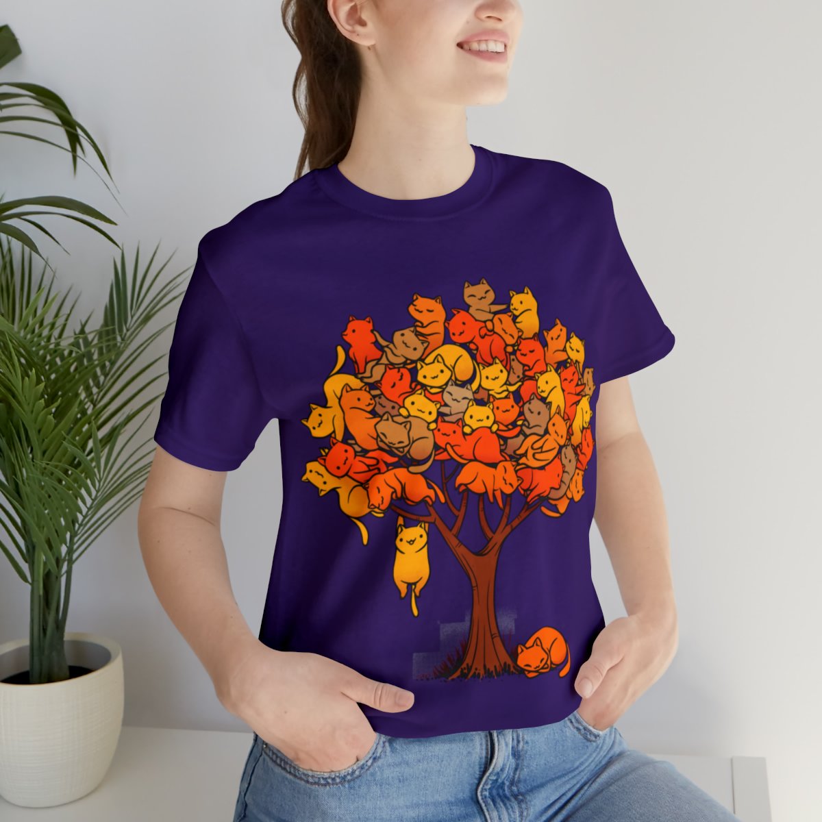 Tree of Cats Orange Cat Shirts