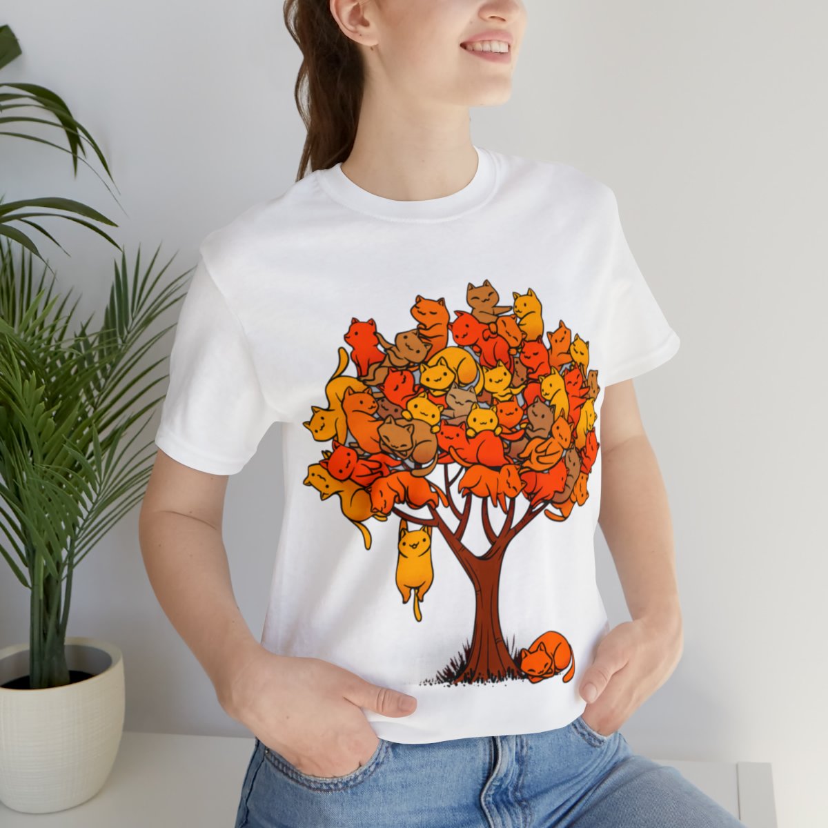 Tree of Cats Orange Cat Shirts