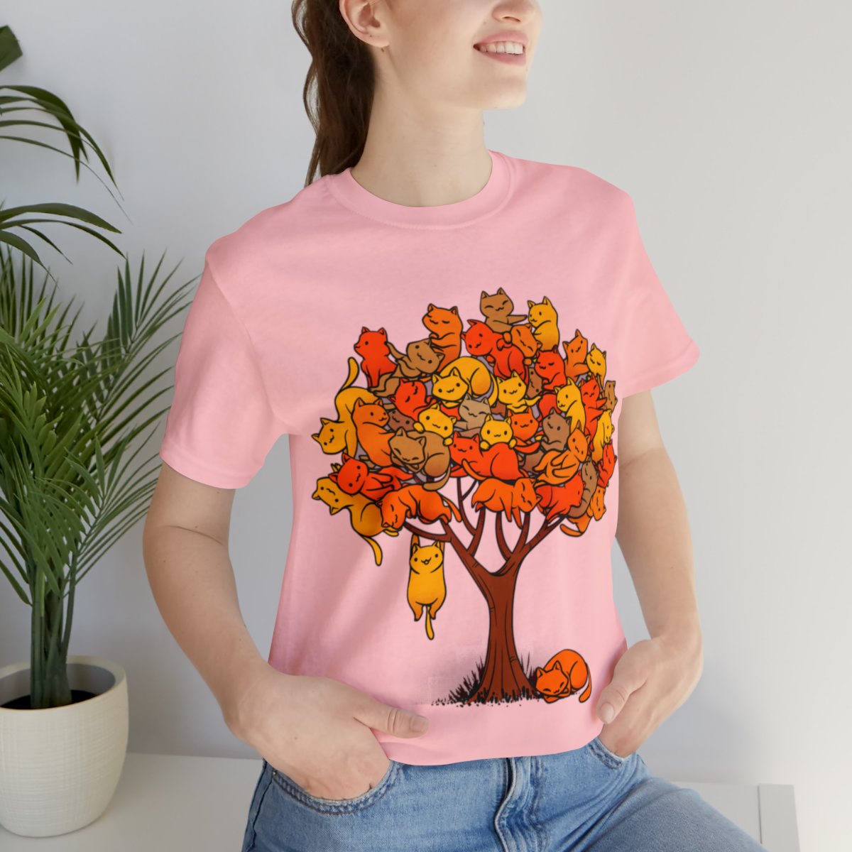 Tree of Cats Orange Cat Shirts