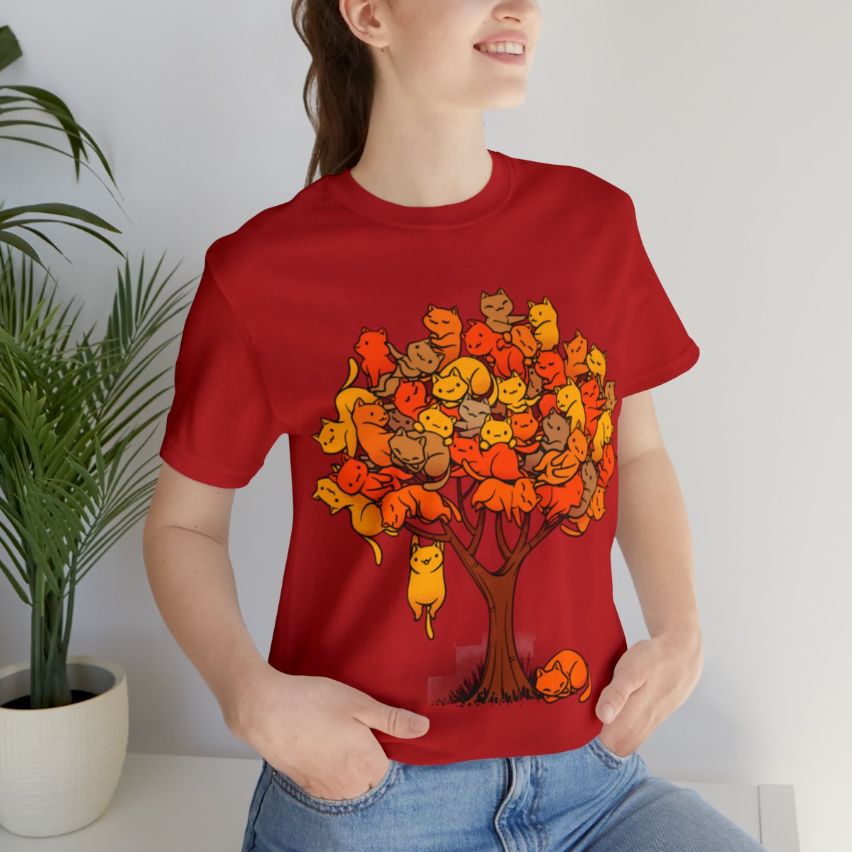 Tree of Cats Orange Cat Shirts