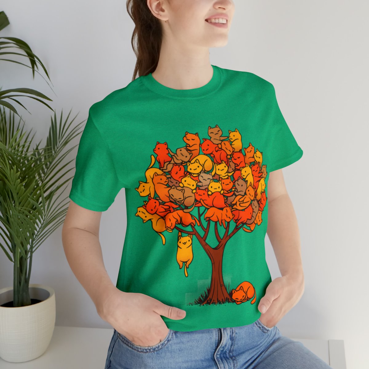 Tree of Cats Orange Cat Shirts