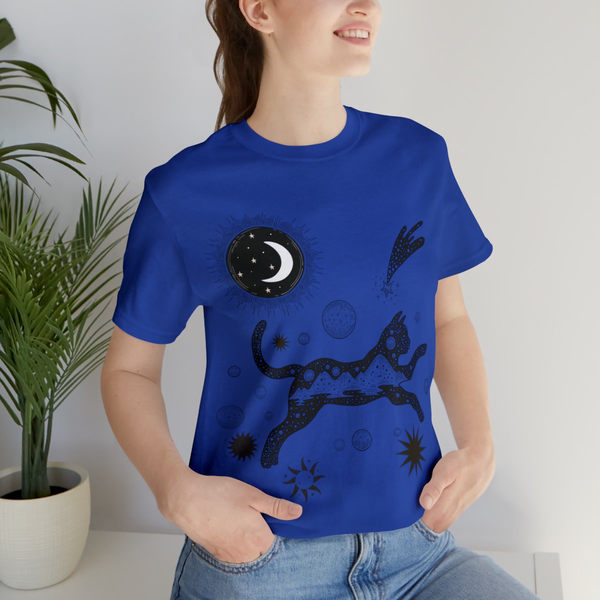 Cat Universe Sun And Moon Shirts