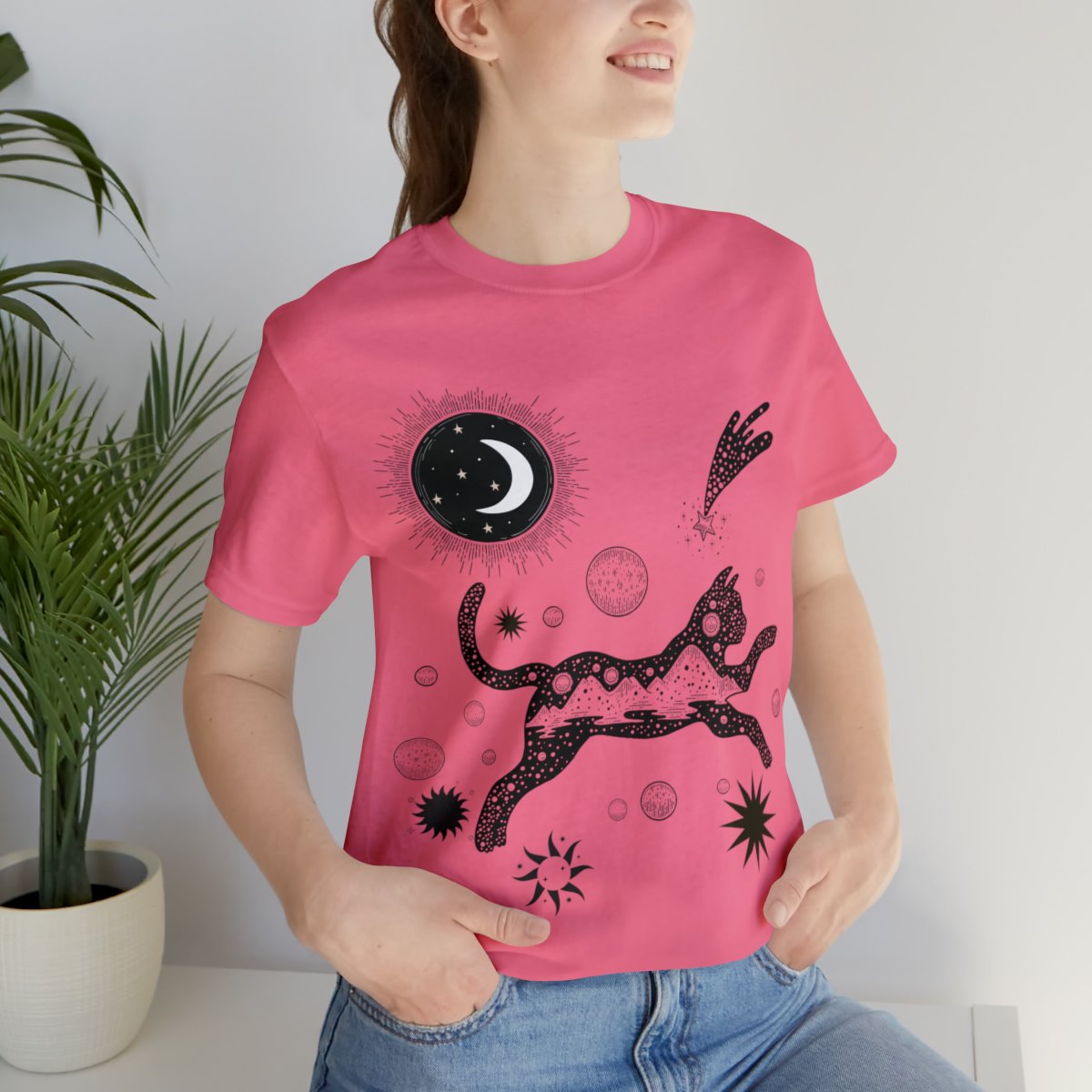 Cat Universe Sun And Moon Shirts