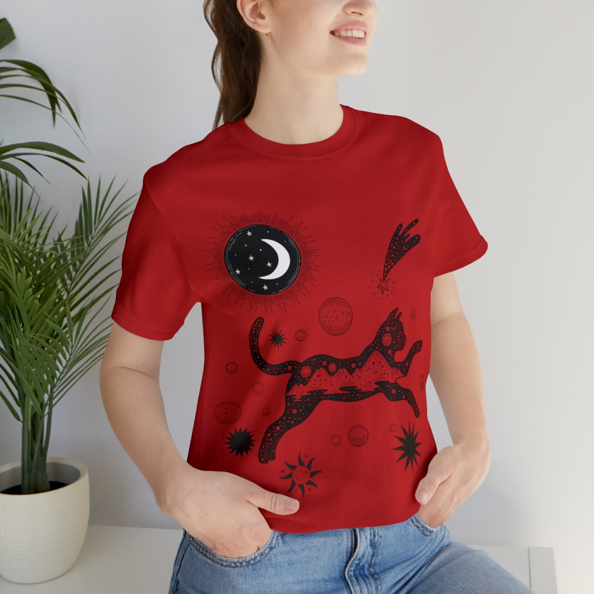 Cat Universe Sun And Moon Shirts