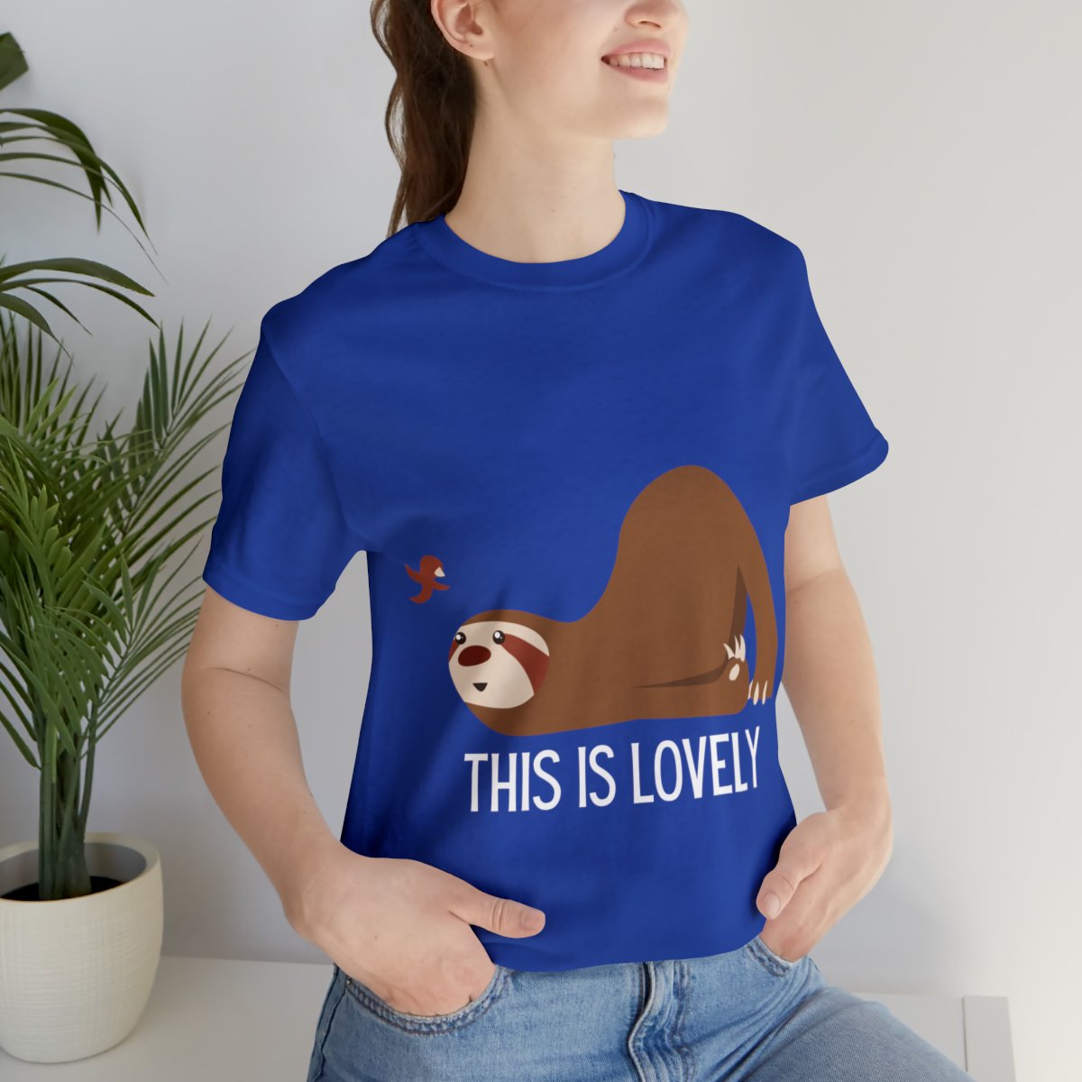Cute Sloth And Butterfly Shirts