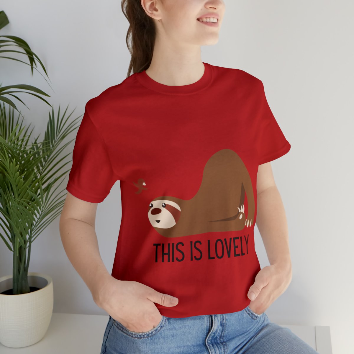 Cute Sloth And Butterfly Shirts