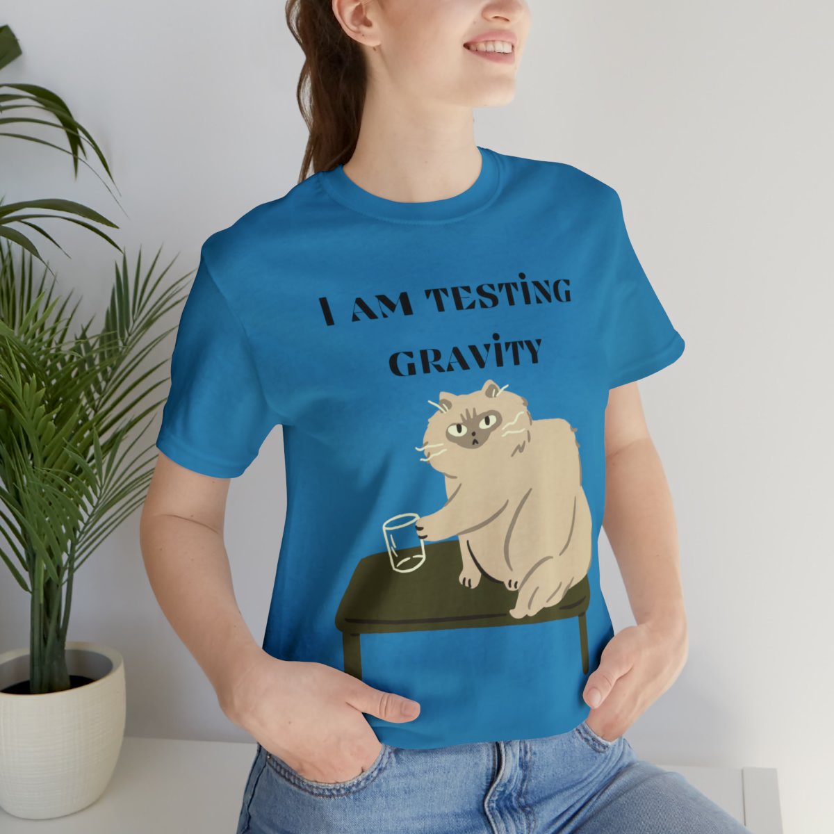 I Am Testing Gravity Naughty Cat Shirts