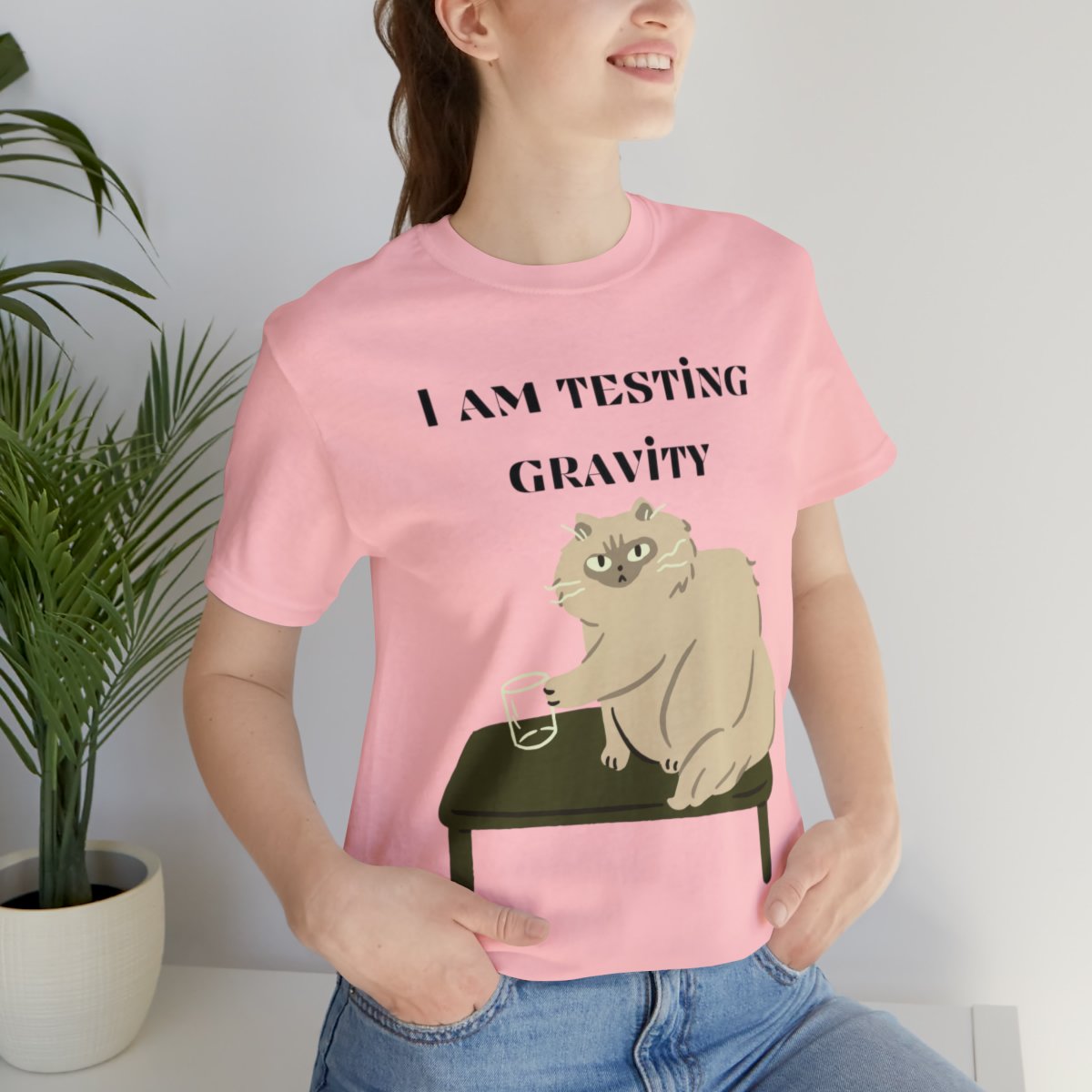 I Am Testing Gravity Naughty Cat Shirts