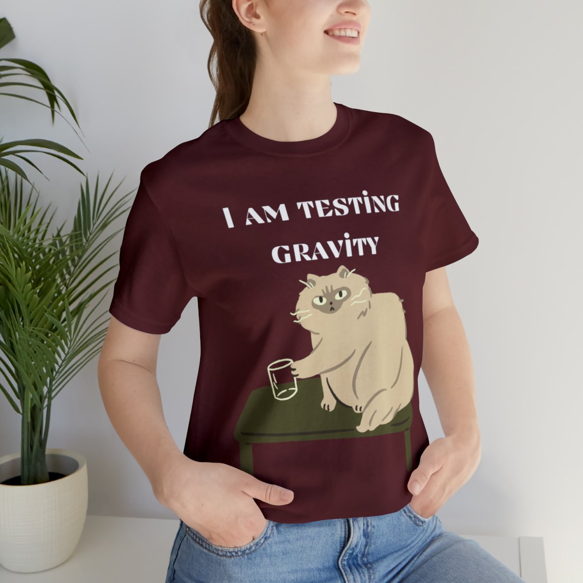 I Am Testing Gravity Naughty Cat Shirts