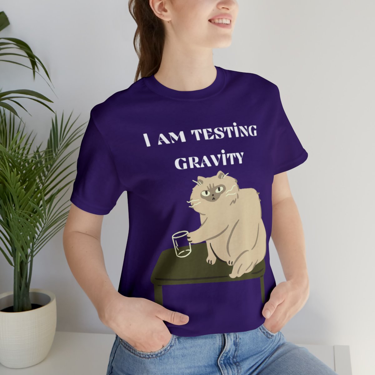 I Am Testing Gravity Naughty Cat Shirts