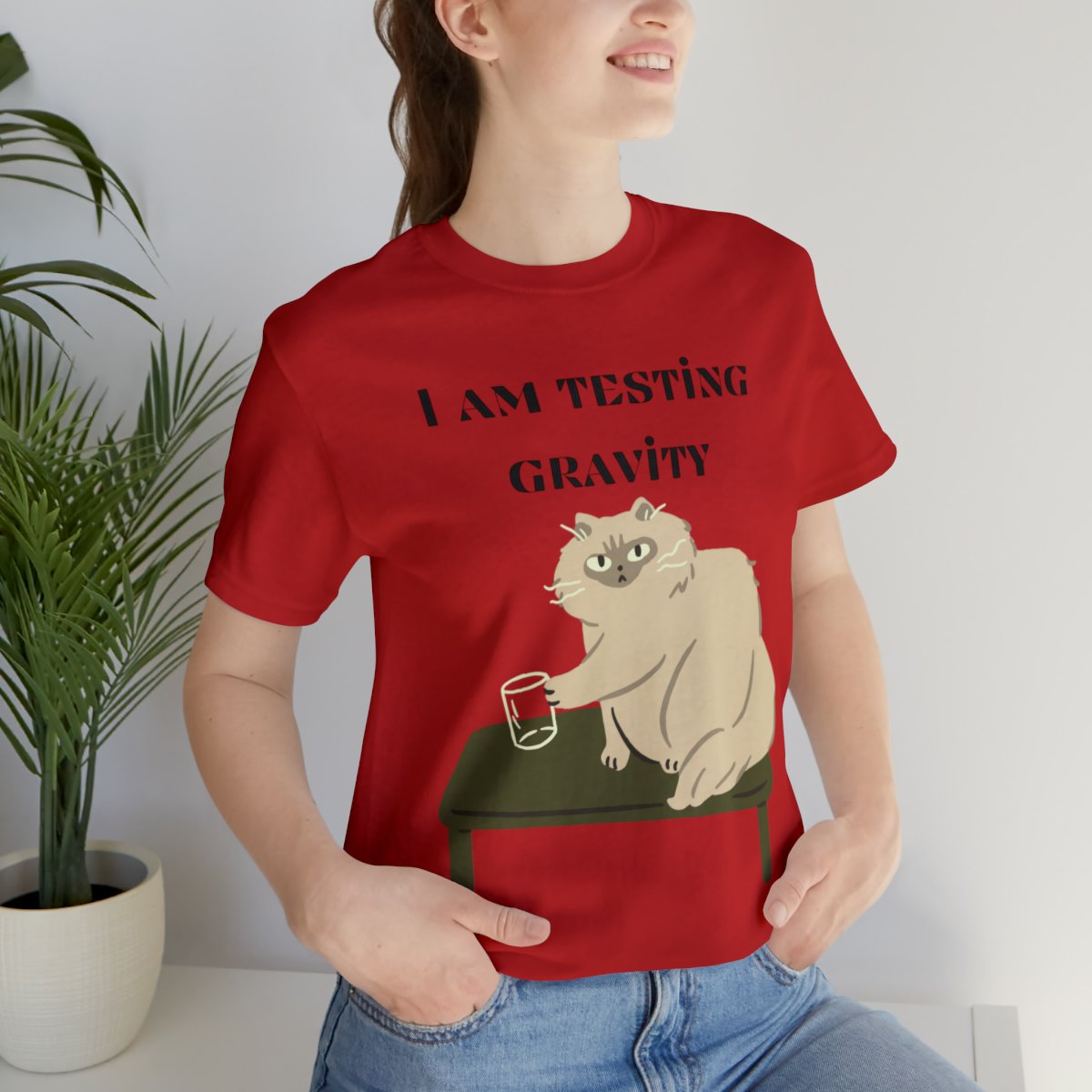I Am Testing Gravity Naughty Cat Shirts