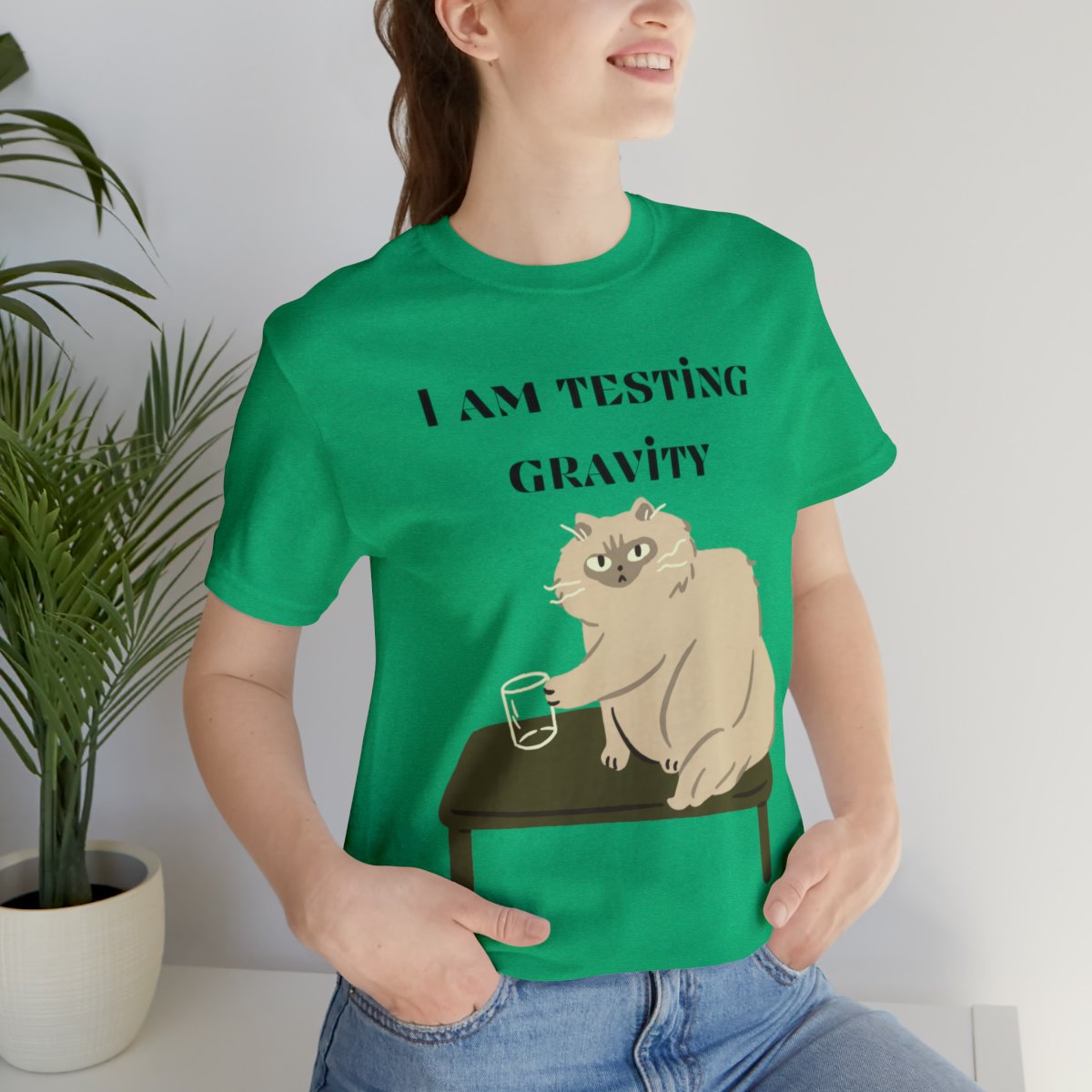 I Am Testing Gravity Naughty Cat Shirts