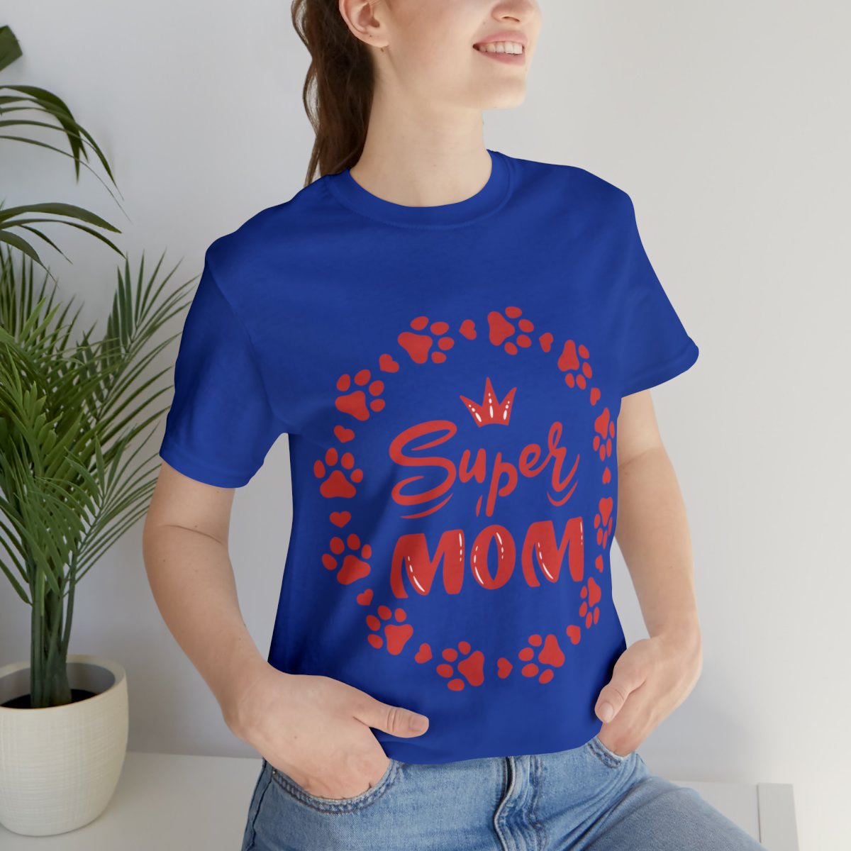 Super Mom Paw Prints Shirts