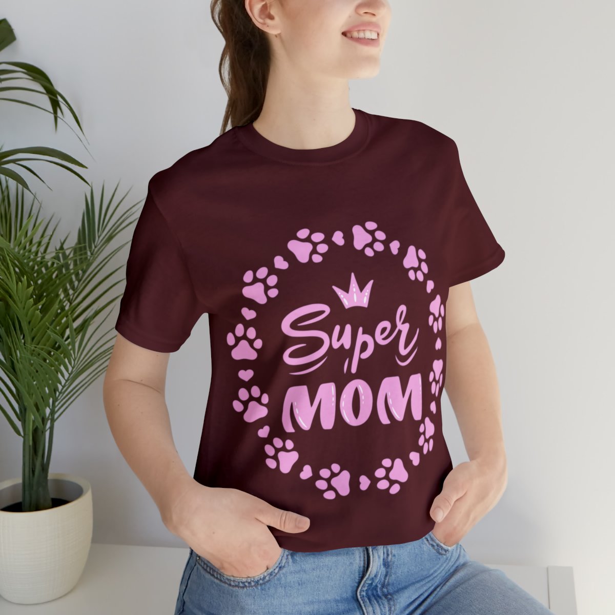Super Mom Paw Prints Shirts
