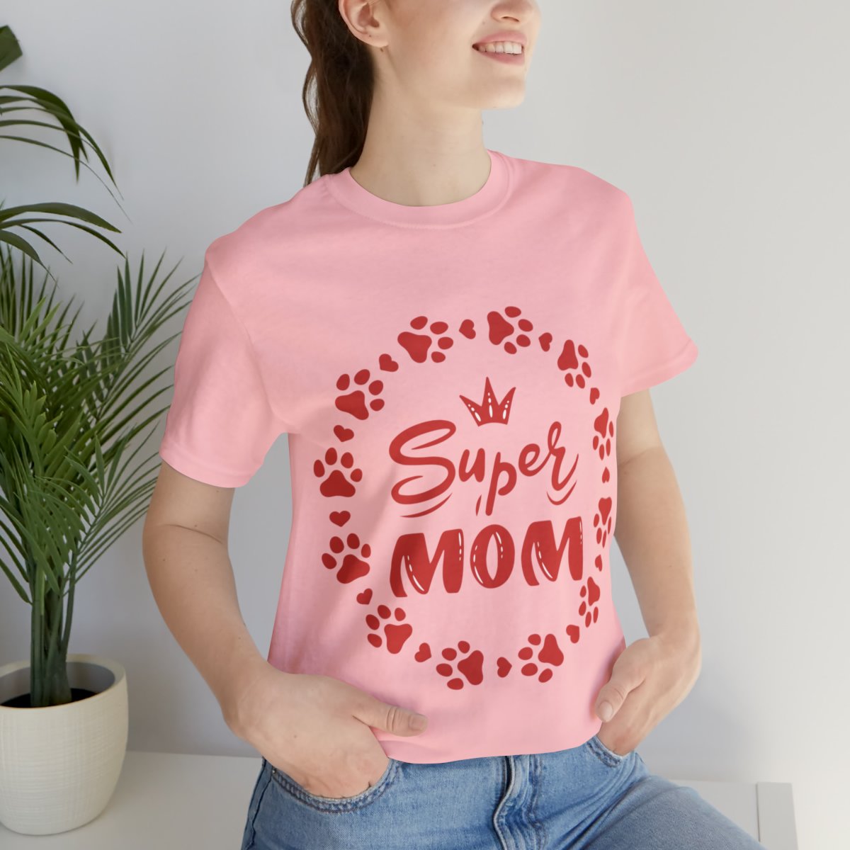 Super Mom Paw Prints Shirts