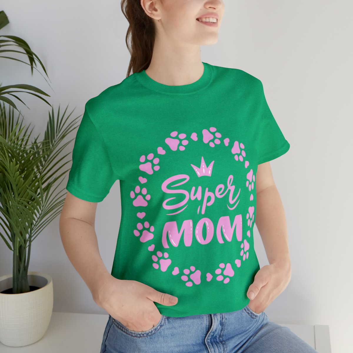 Super Mom Paw Prints Shirts