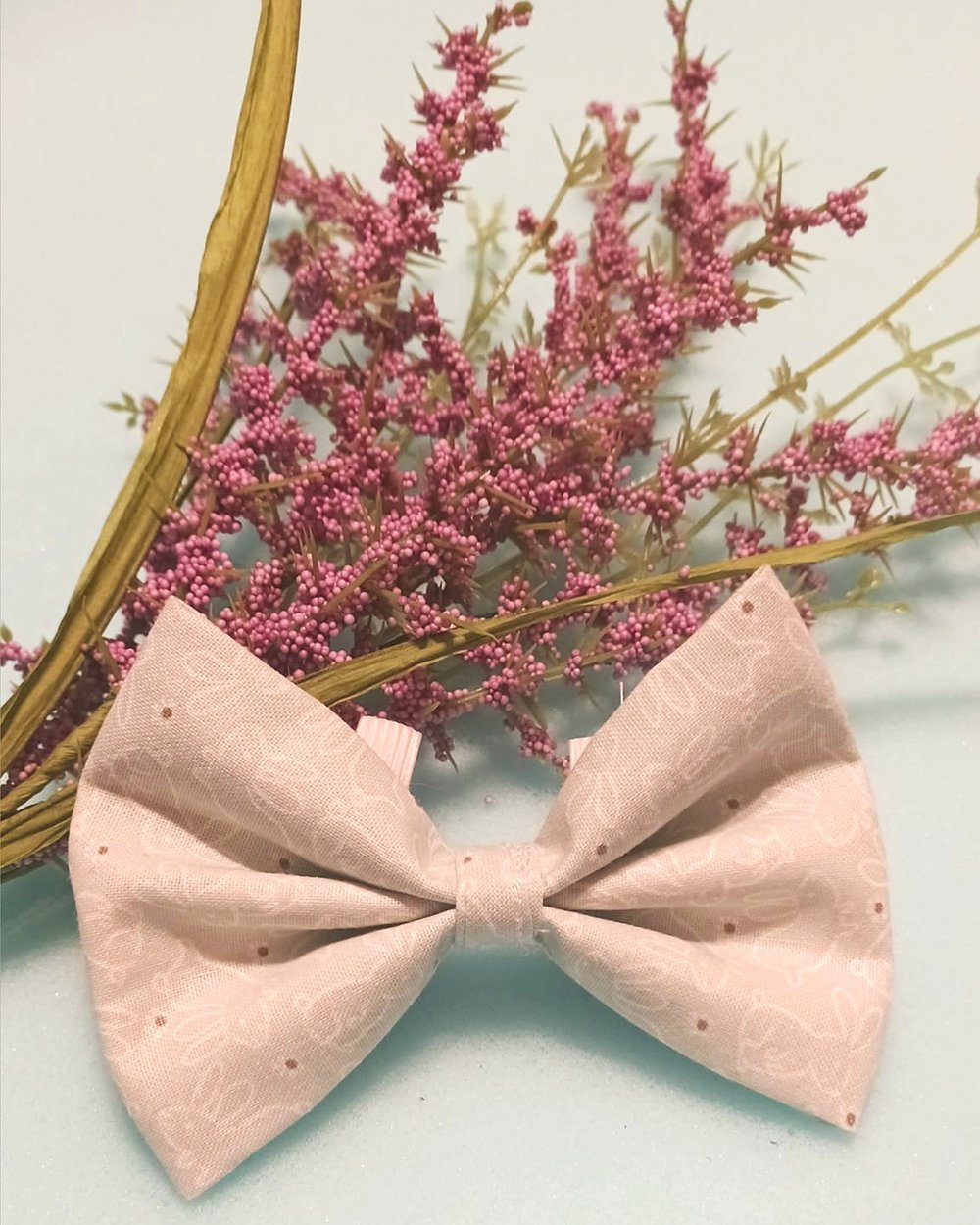 Handmade White Easter Bunny Dog And Cat Holiday Bow Ties