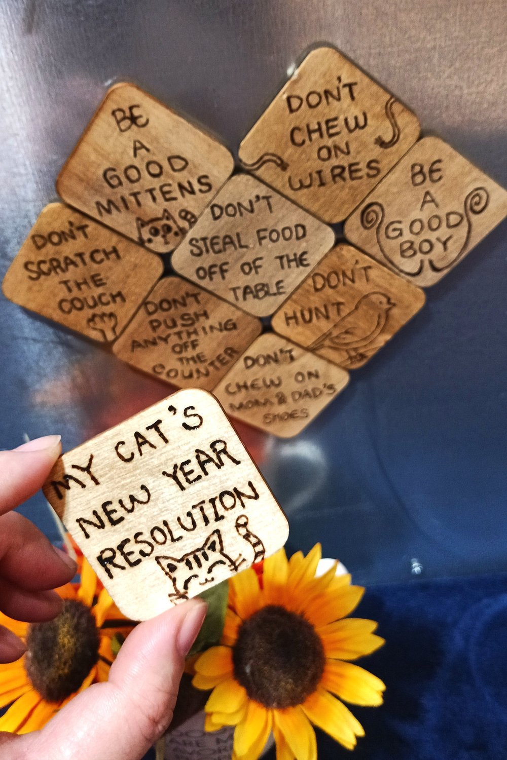 My Cat's New Year Resolutions Magnet Set.jpeg
