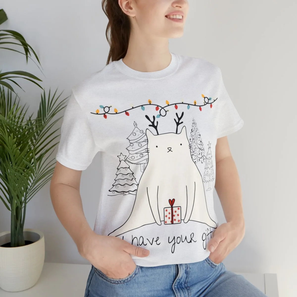 Rudolph Red Nosed Cat Christmas Shirts