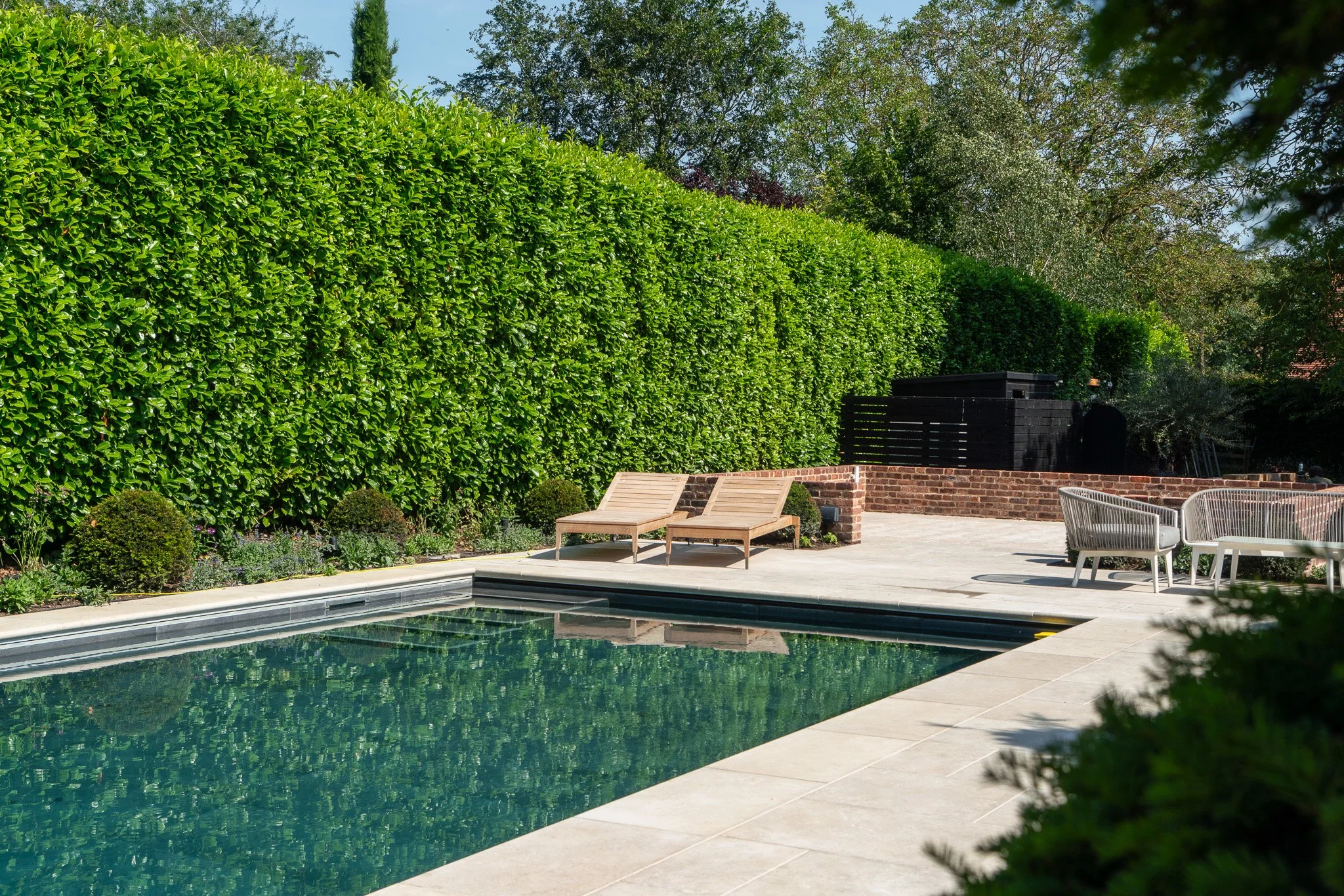 A finished Suffolk Landscape Construction garden