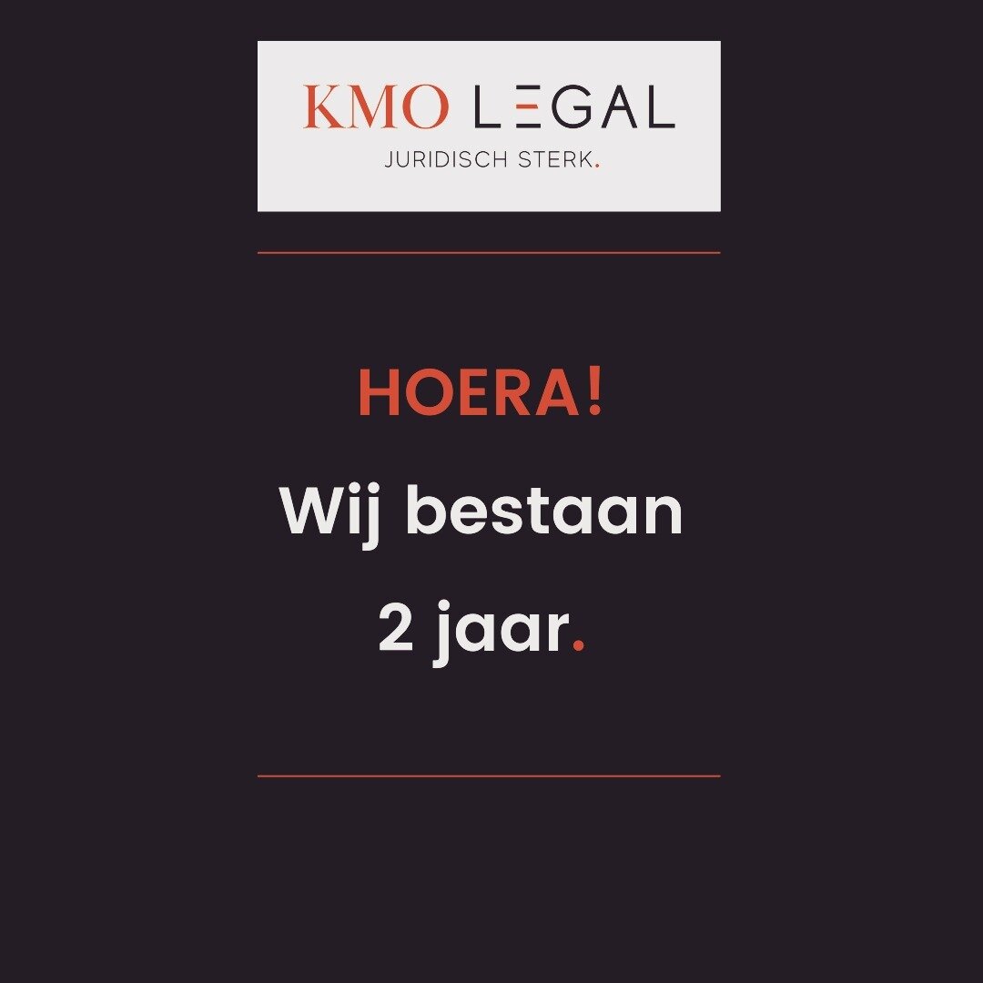 Deze week blaast KMO LEGAL 2 kaarsjes uit!🎉🎂