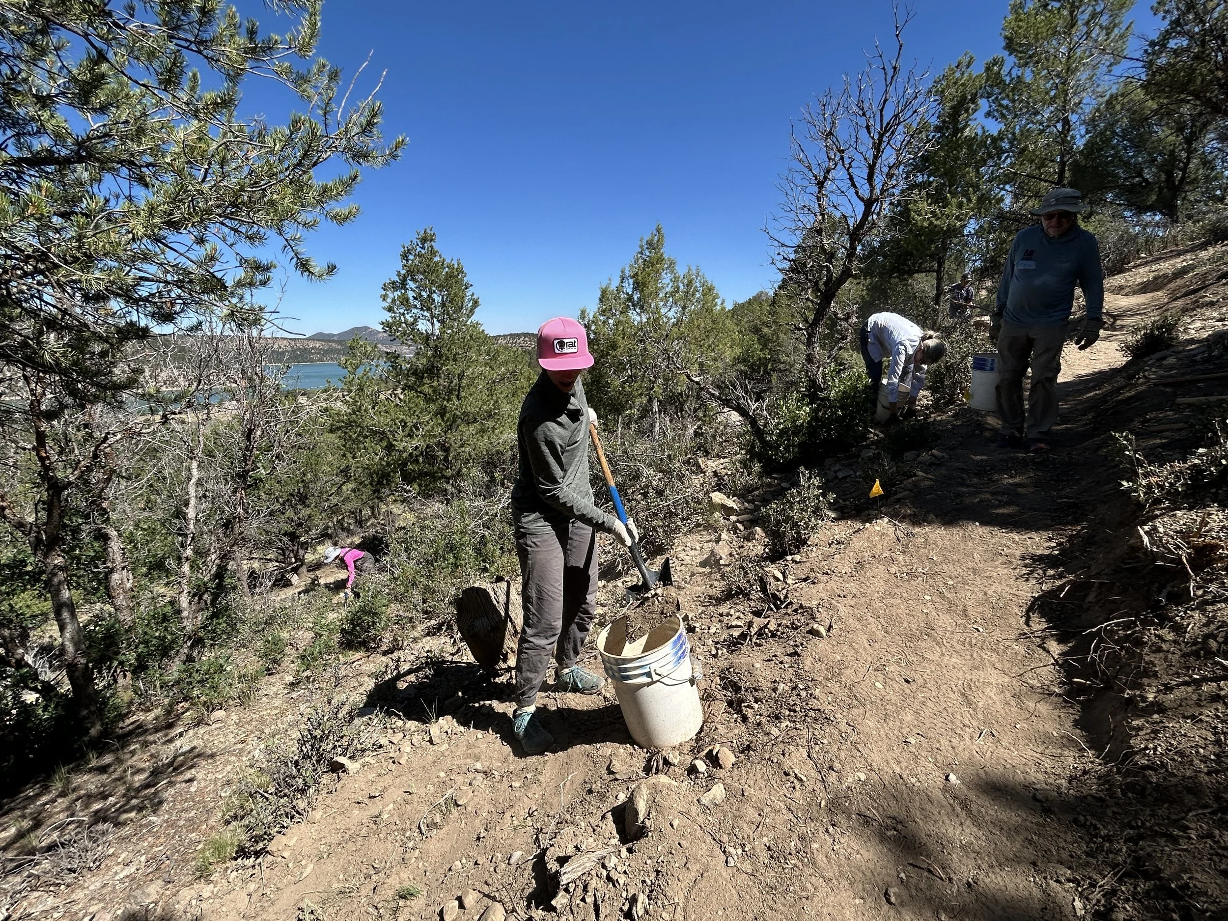 RAT Trail Construction - Meet at the Top of 10B  